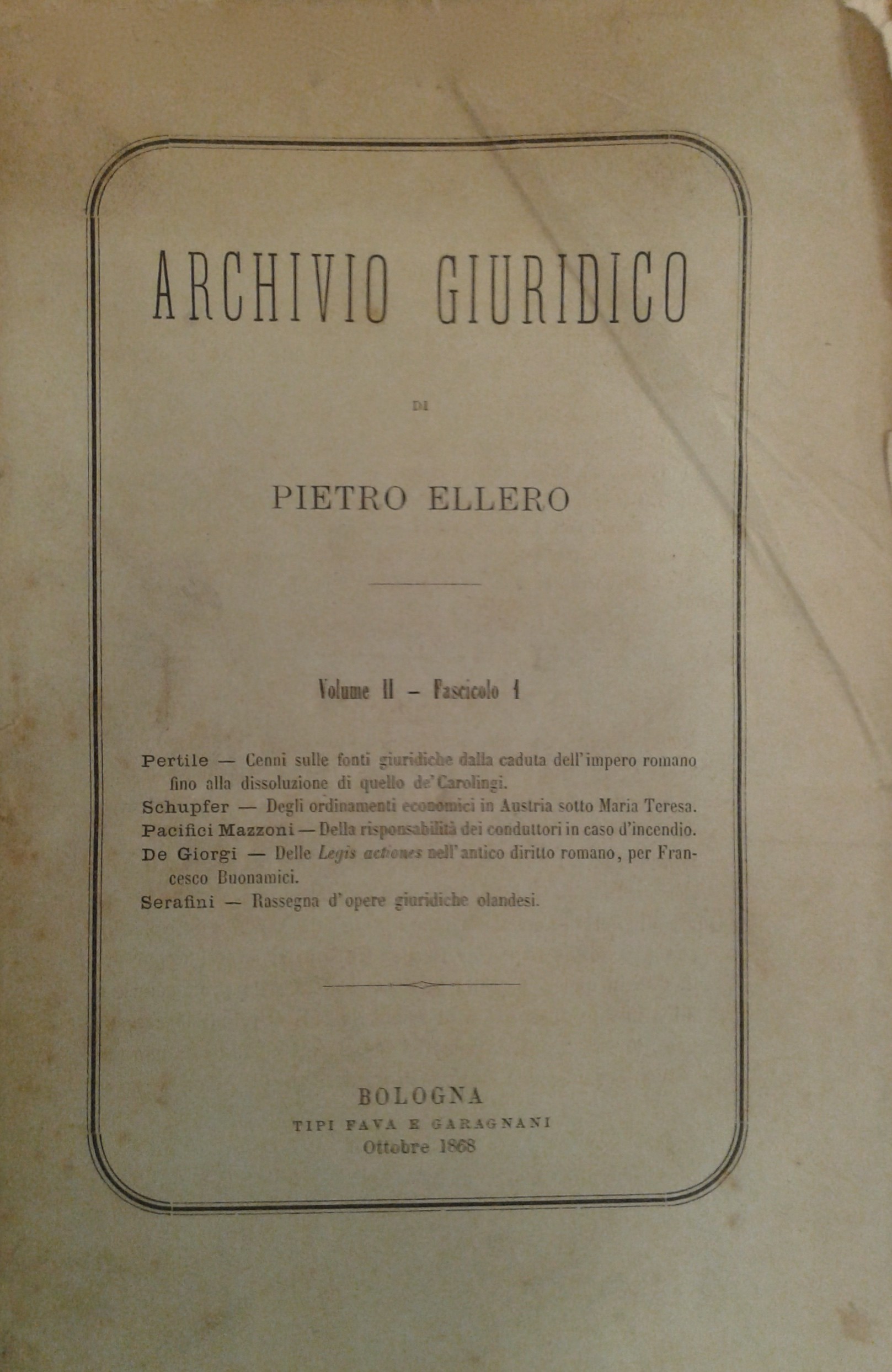 Archivio Giuridico.