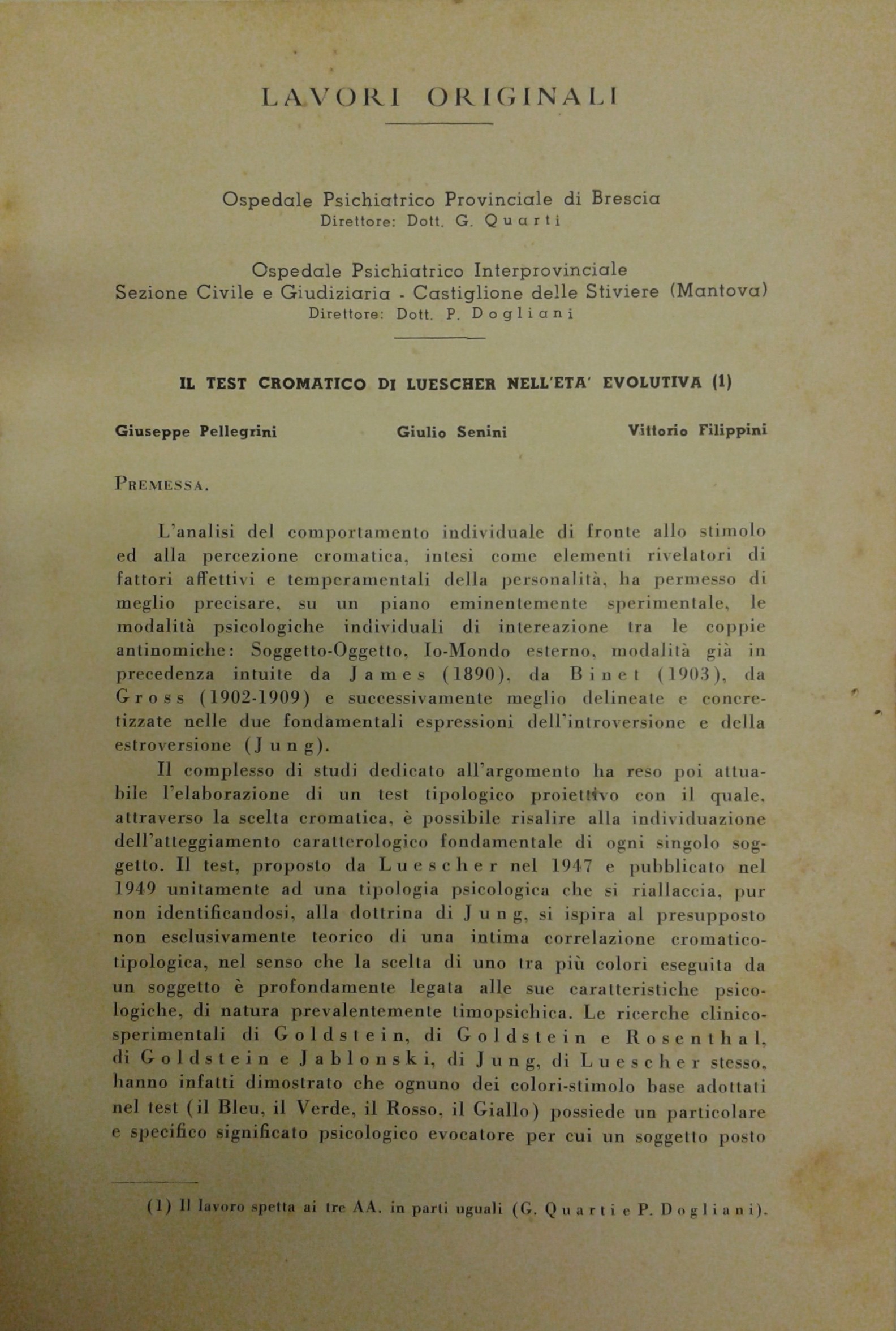 Rassegna di studi psichiatrici. Diretta da Antonio D'Ormea.