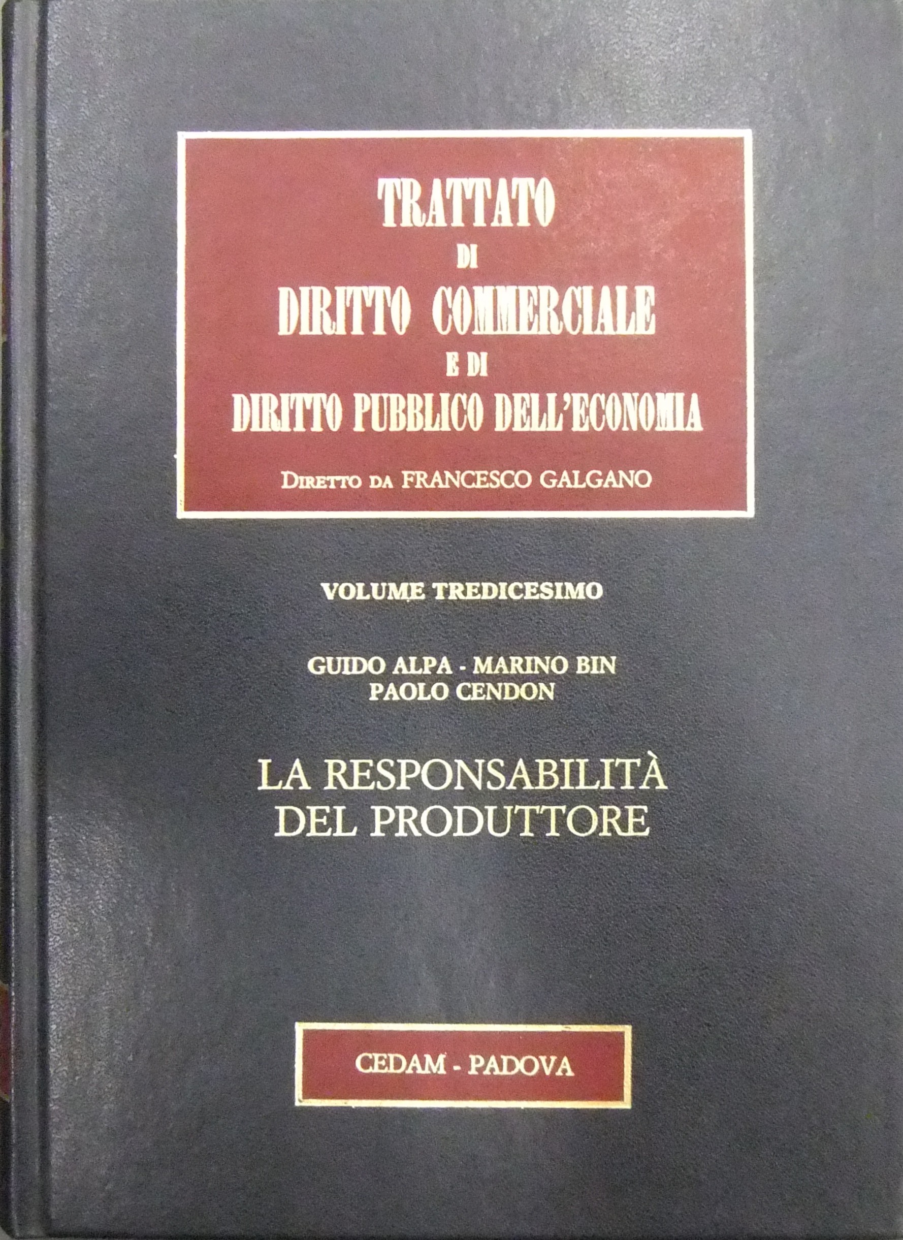 La responsabilità del produttore