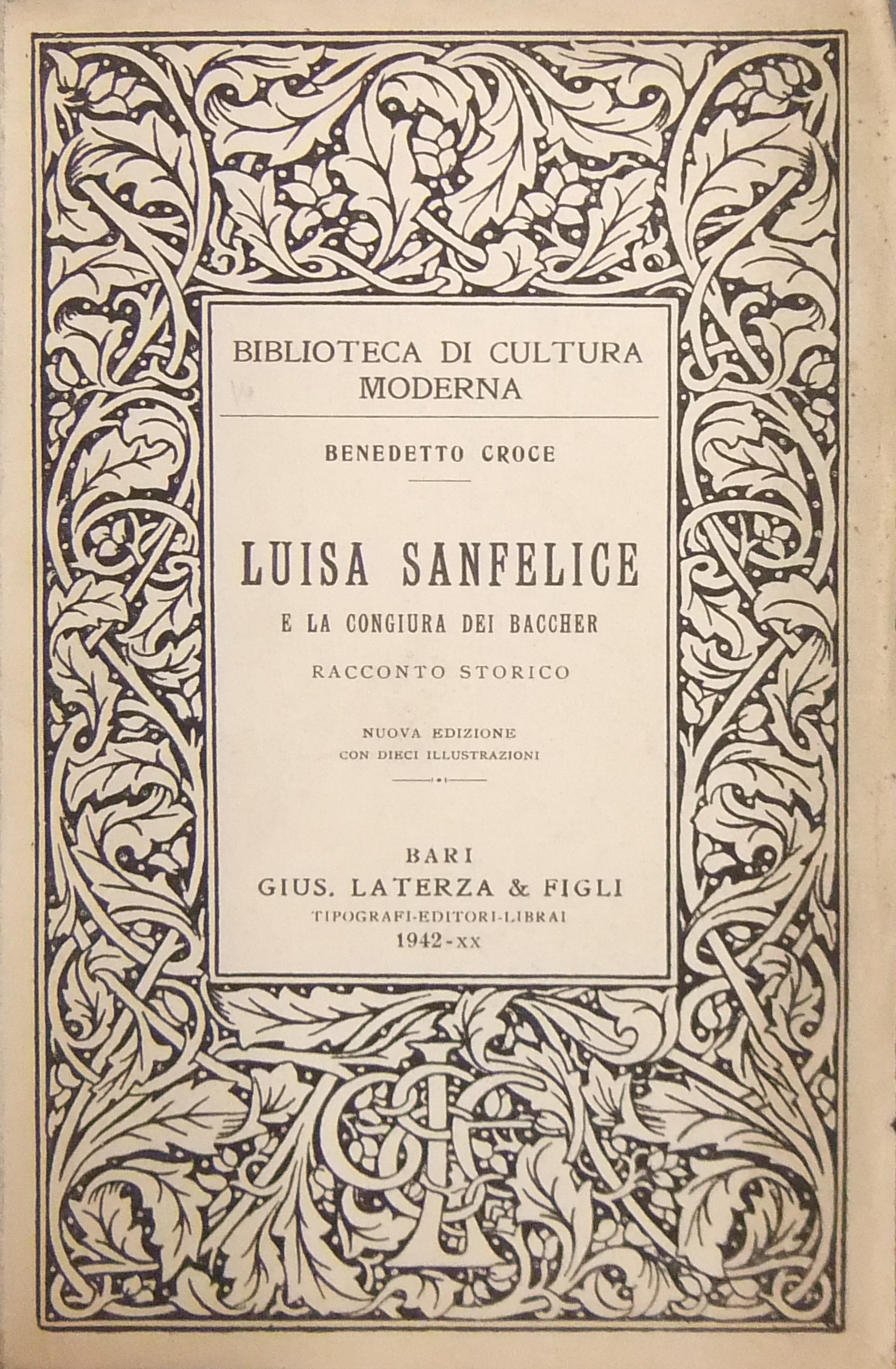 Luisa Sanfelice e la congiura dei Baccher.