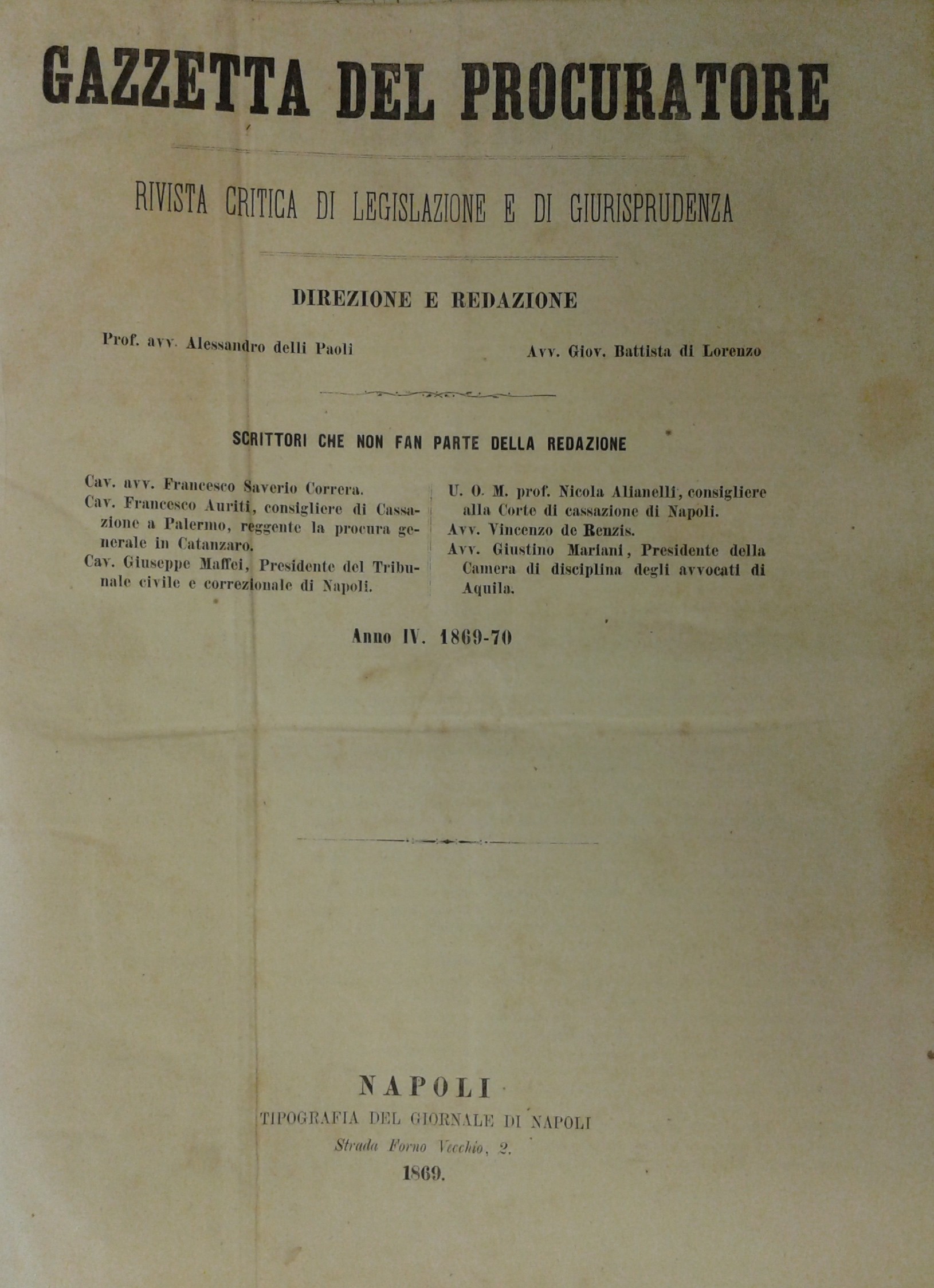 Gazzetta del Procuratore