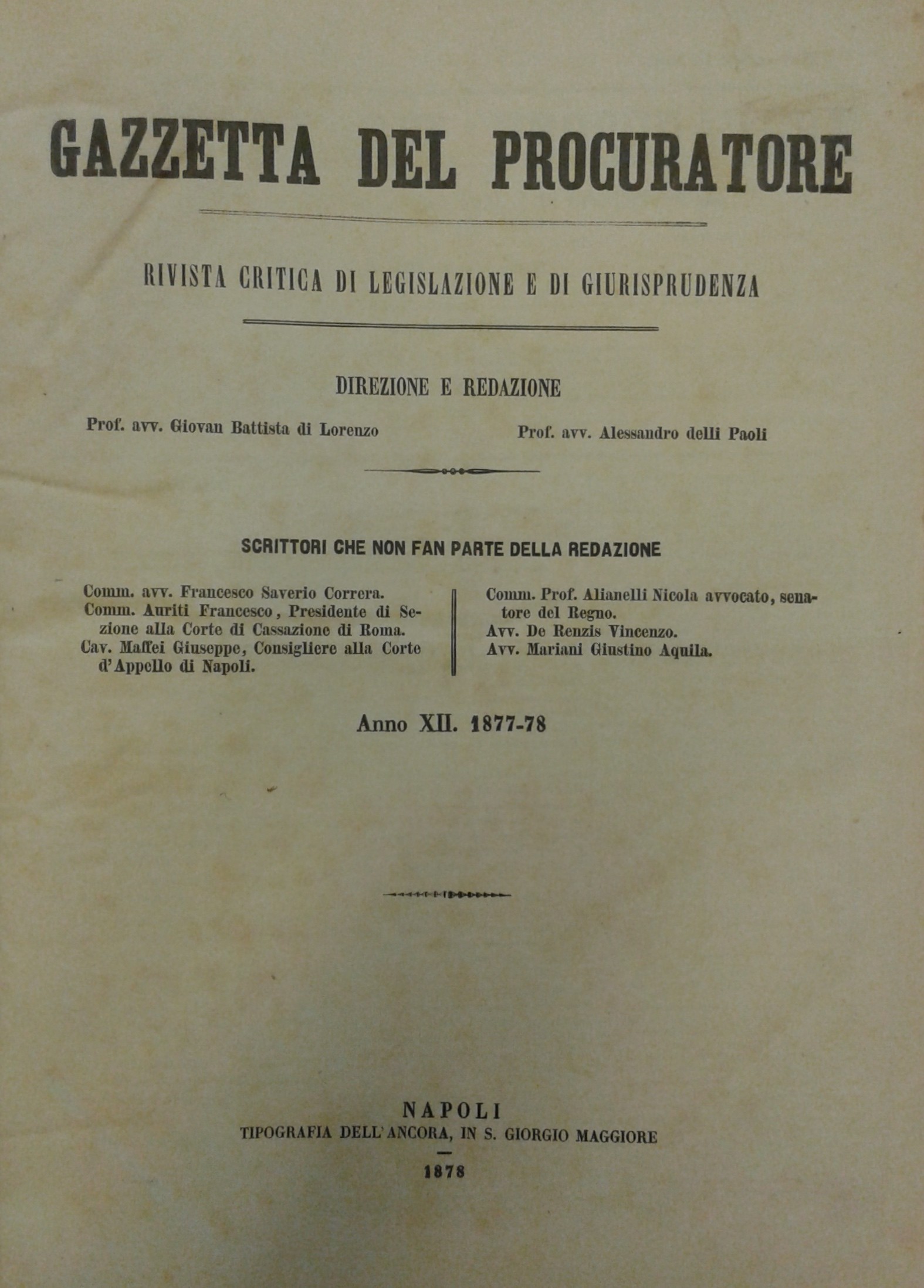 Gazzetta del Procuratore