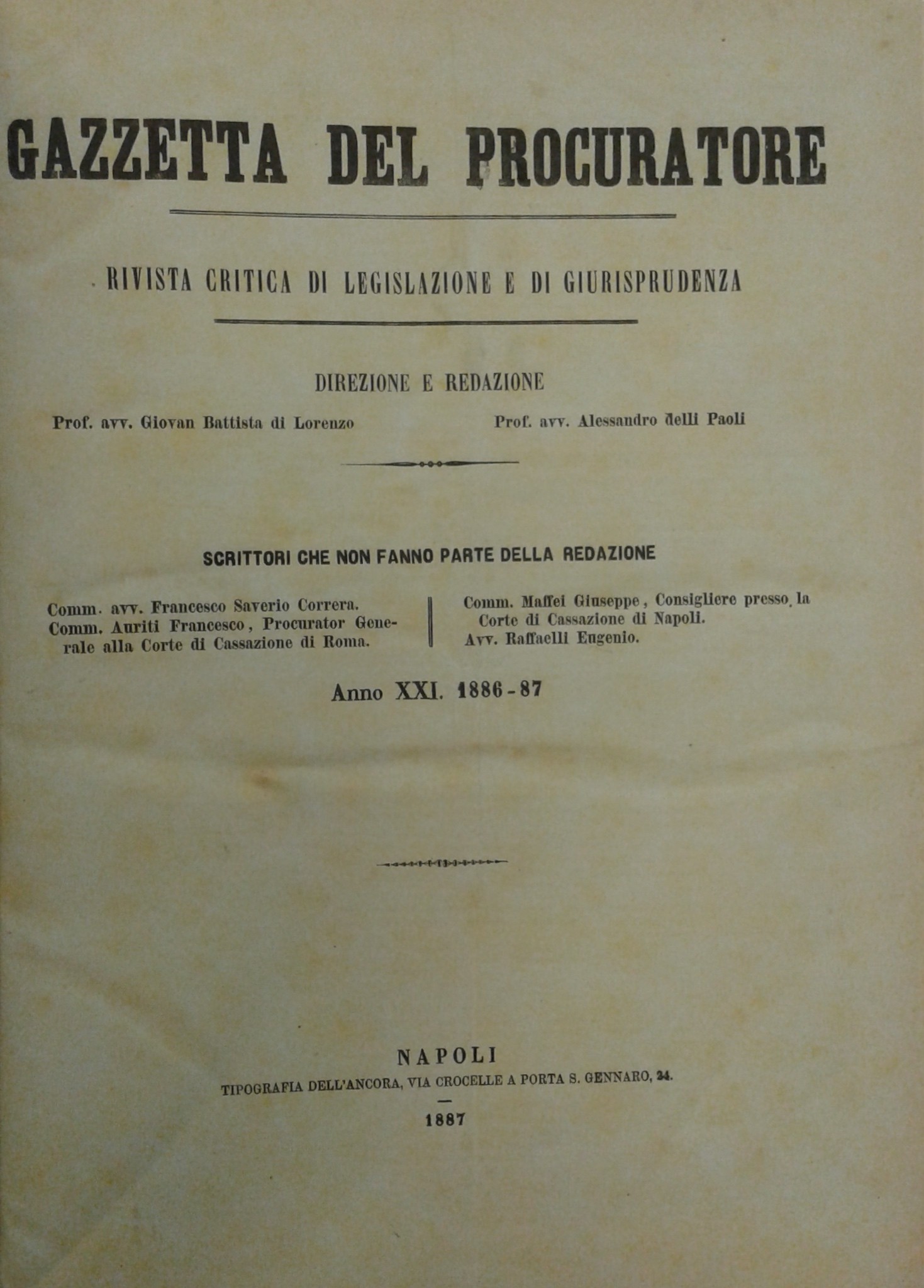 Gazzetta del Procuratore