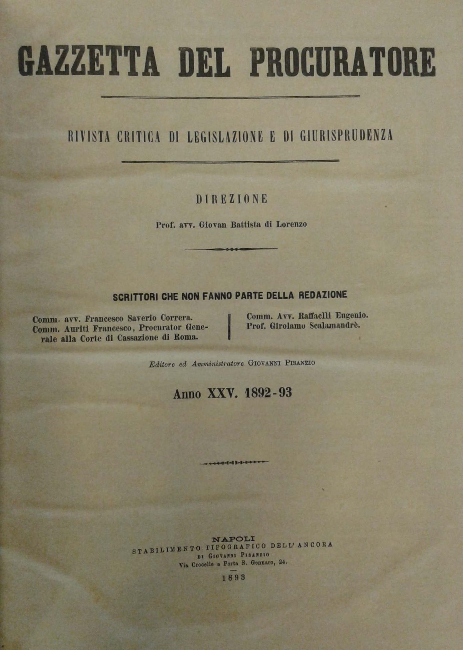 Gazzetta del Procuratore