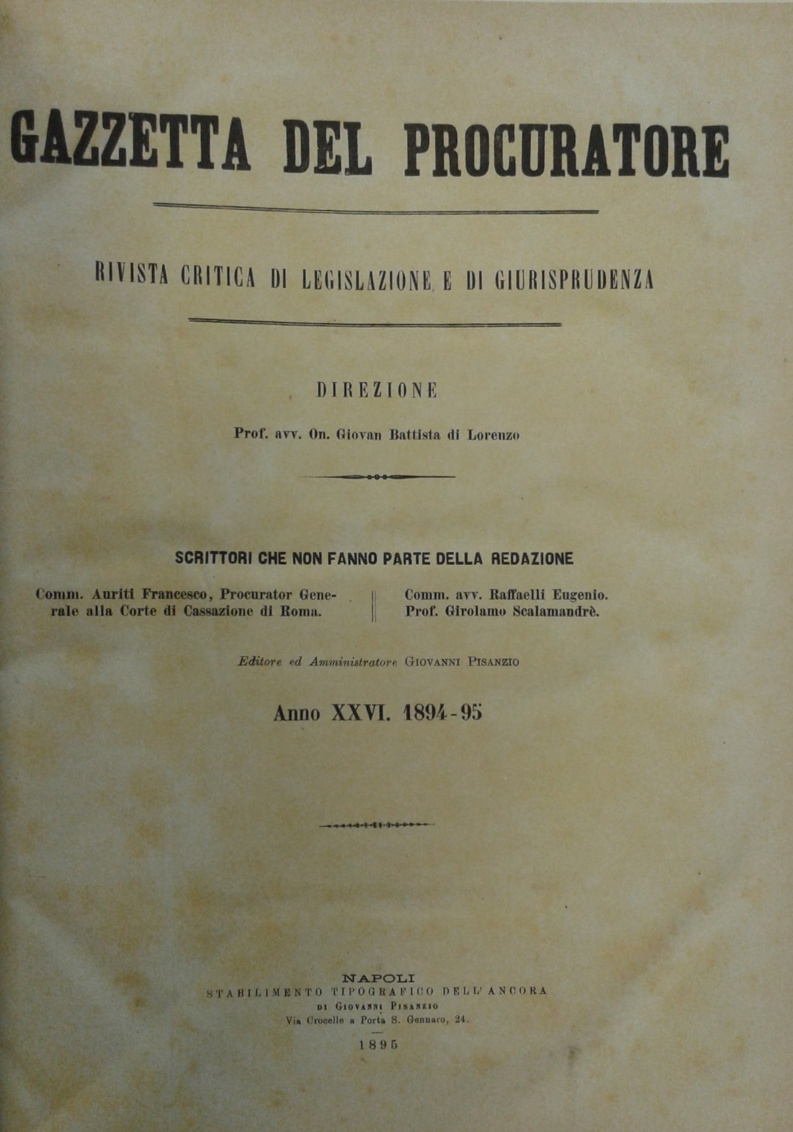 Gazzetta del Procuratore