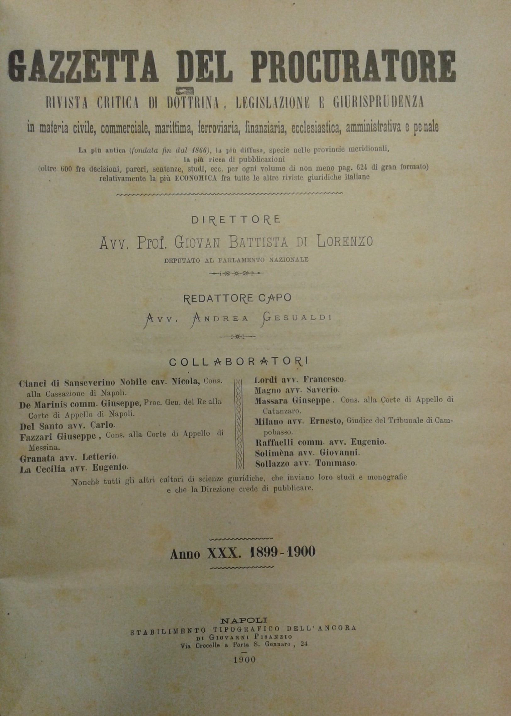 Gazzetta del Procuratore