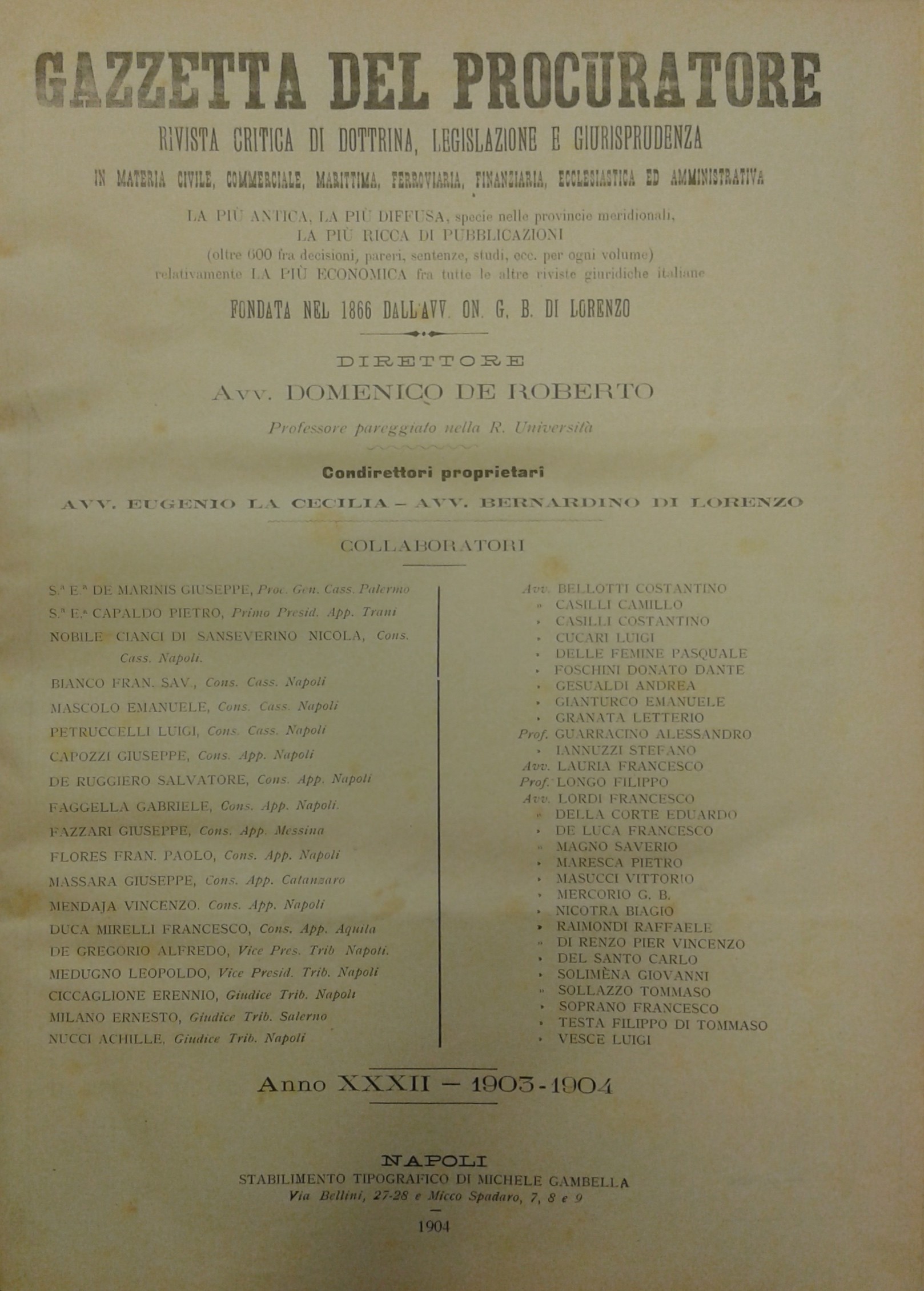 Gazzetta del Procuratore