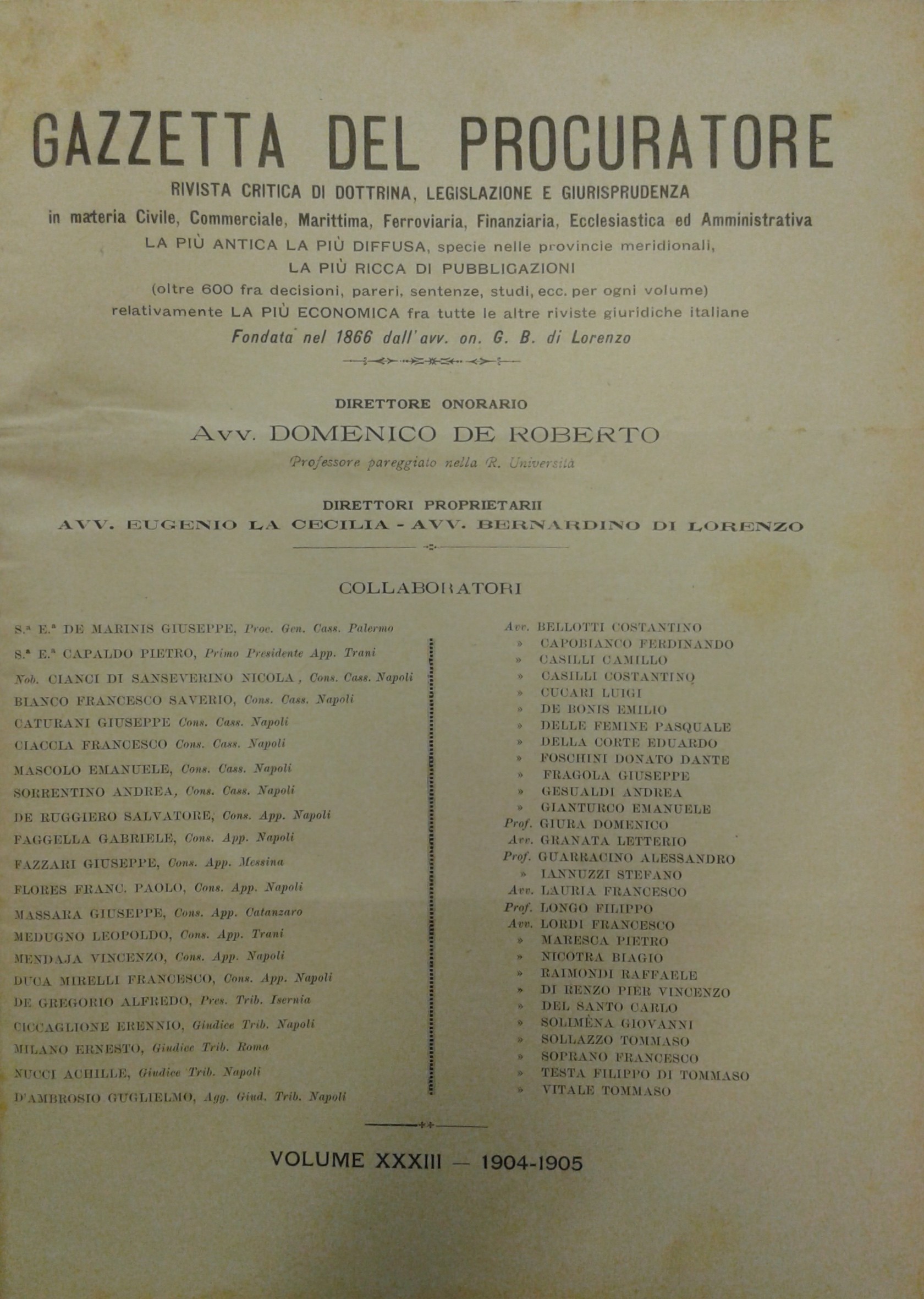 Gazzetta del Procuratore