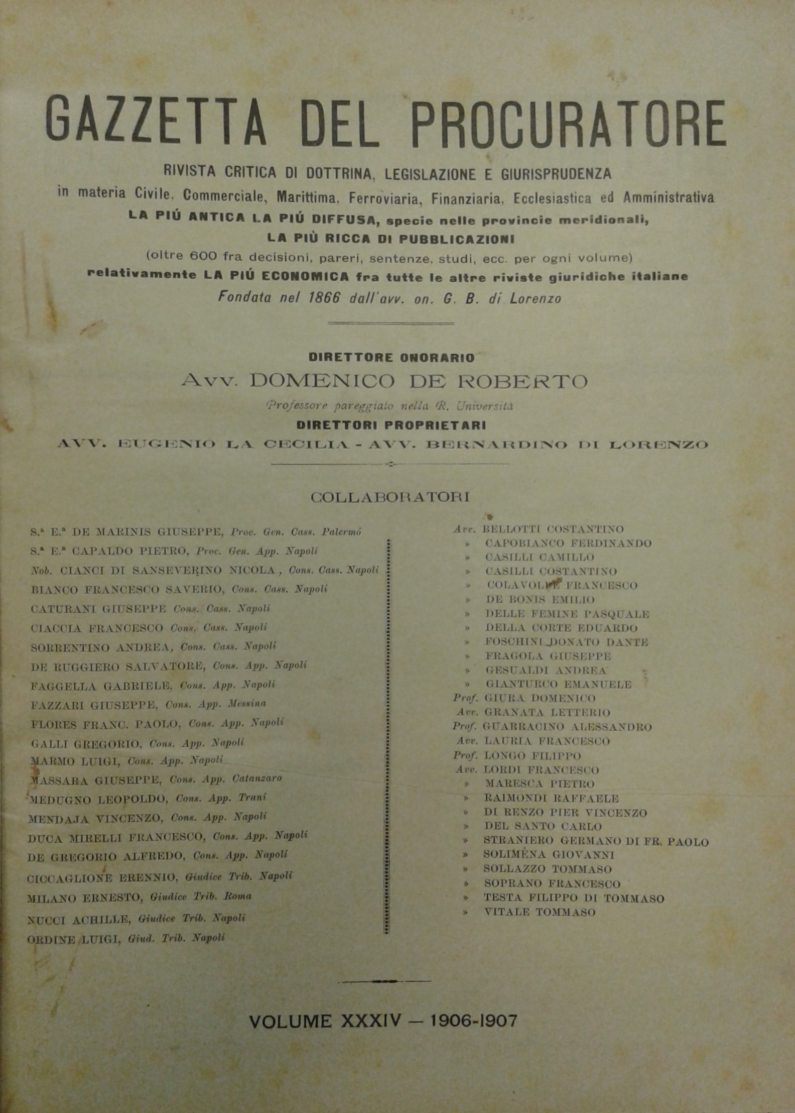 Gazzetta del Procuratore