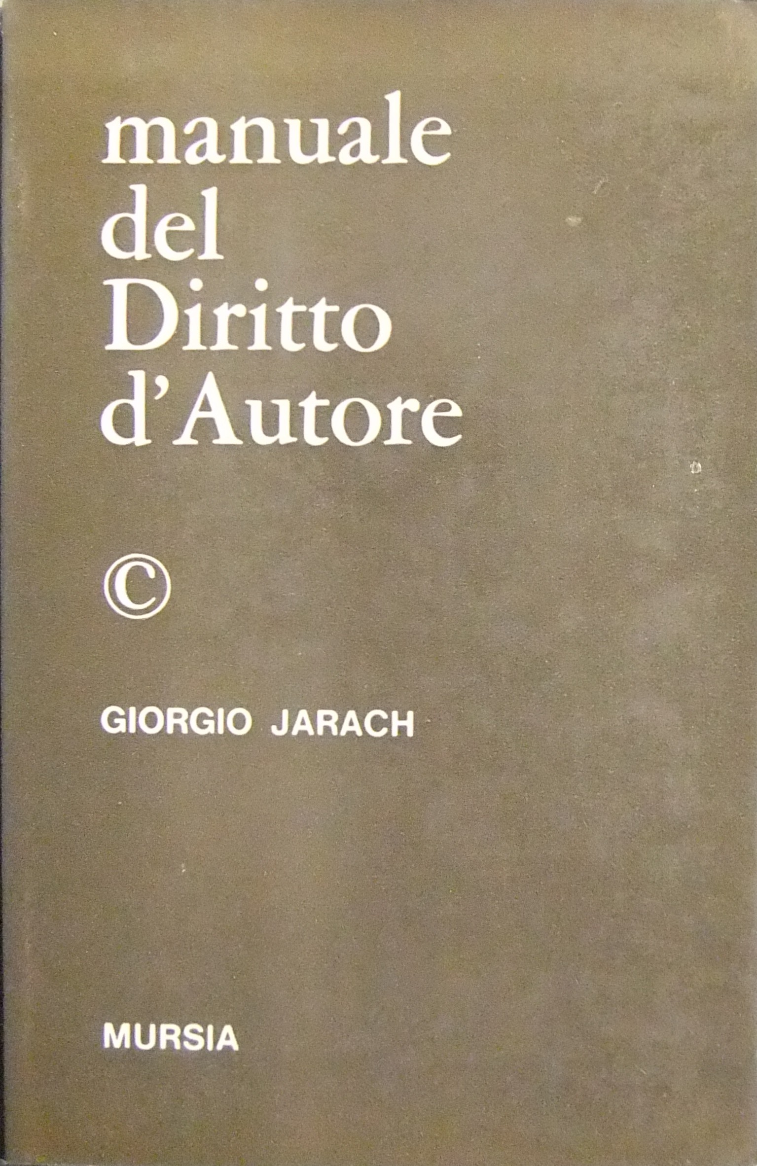 Manuale del Diritto d'autore