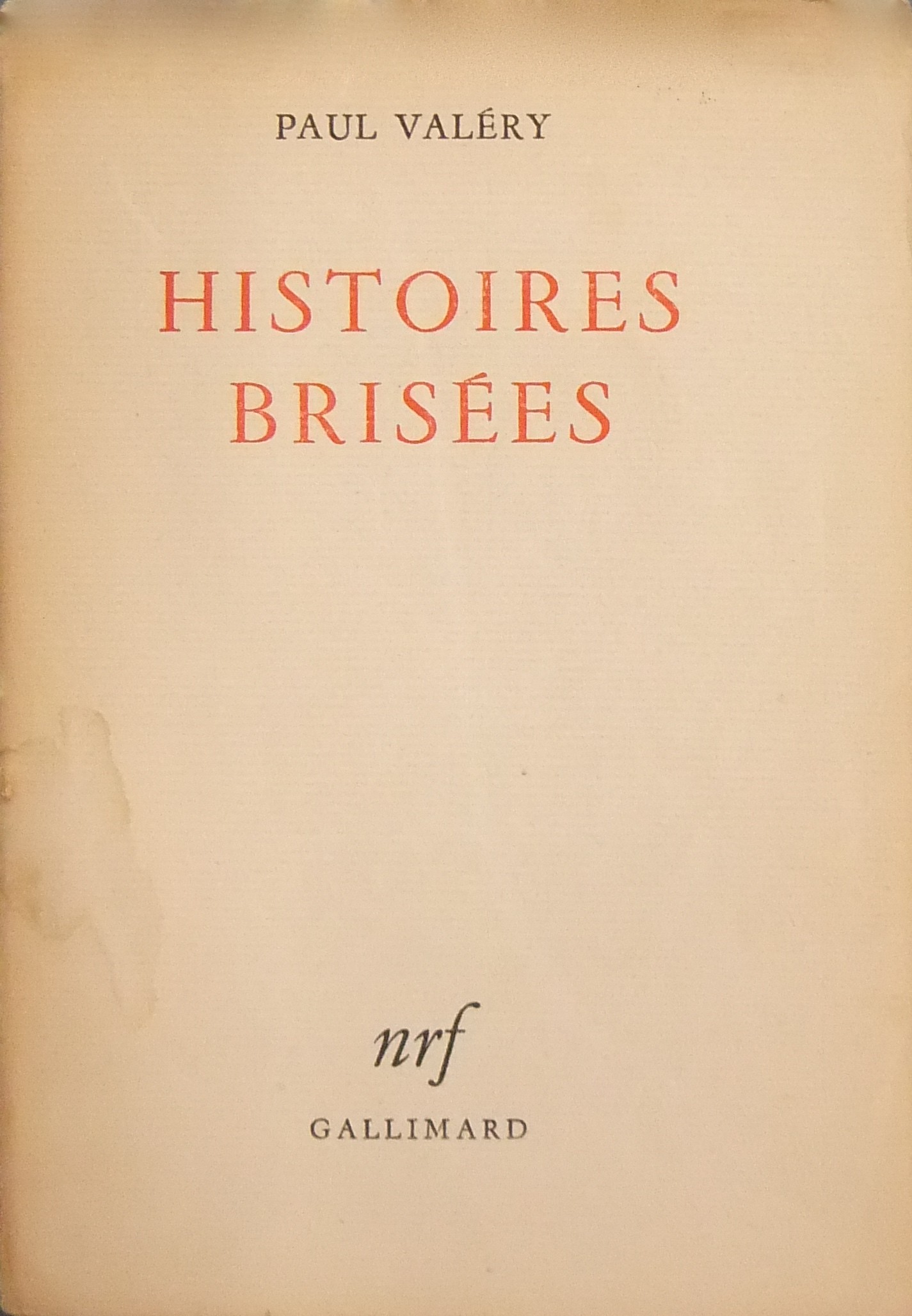 Histoires brisees