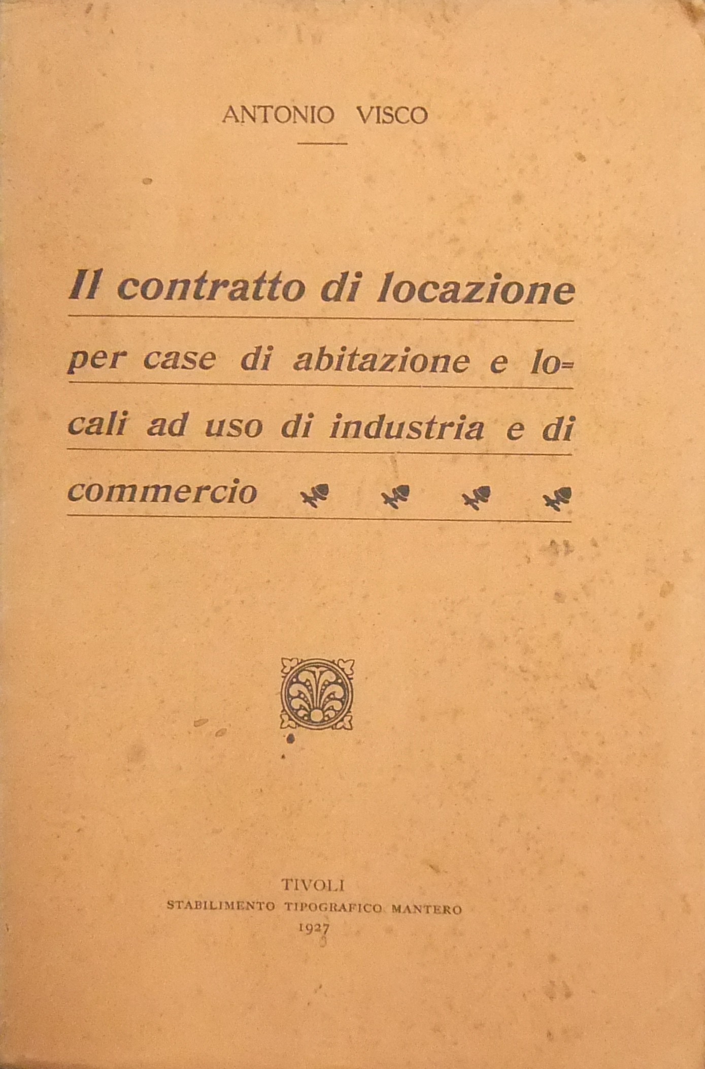 Il contratto di locazione