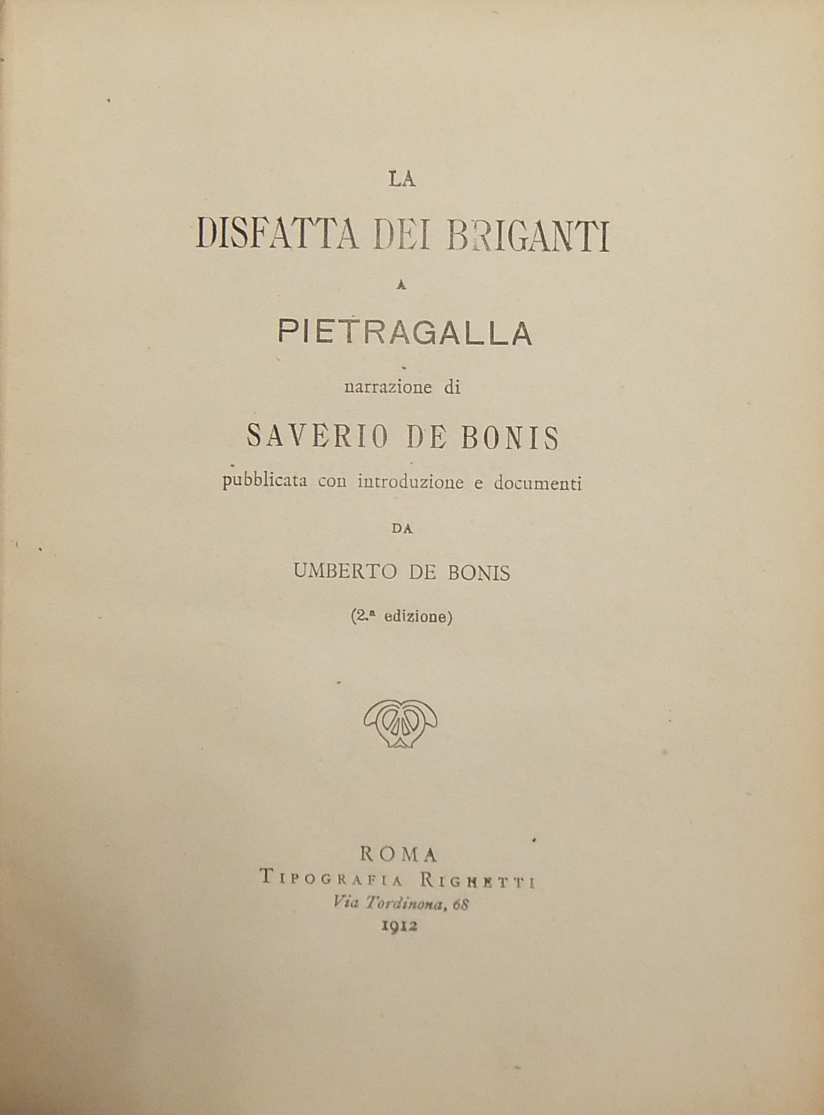 La disfatta dei briganti a Pietragalla
