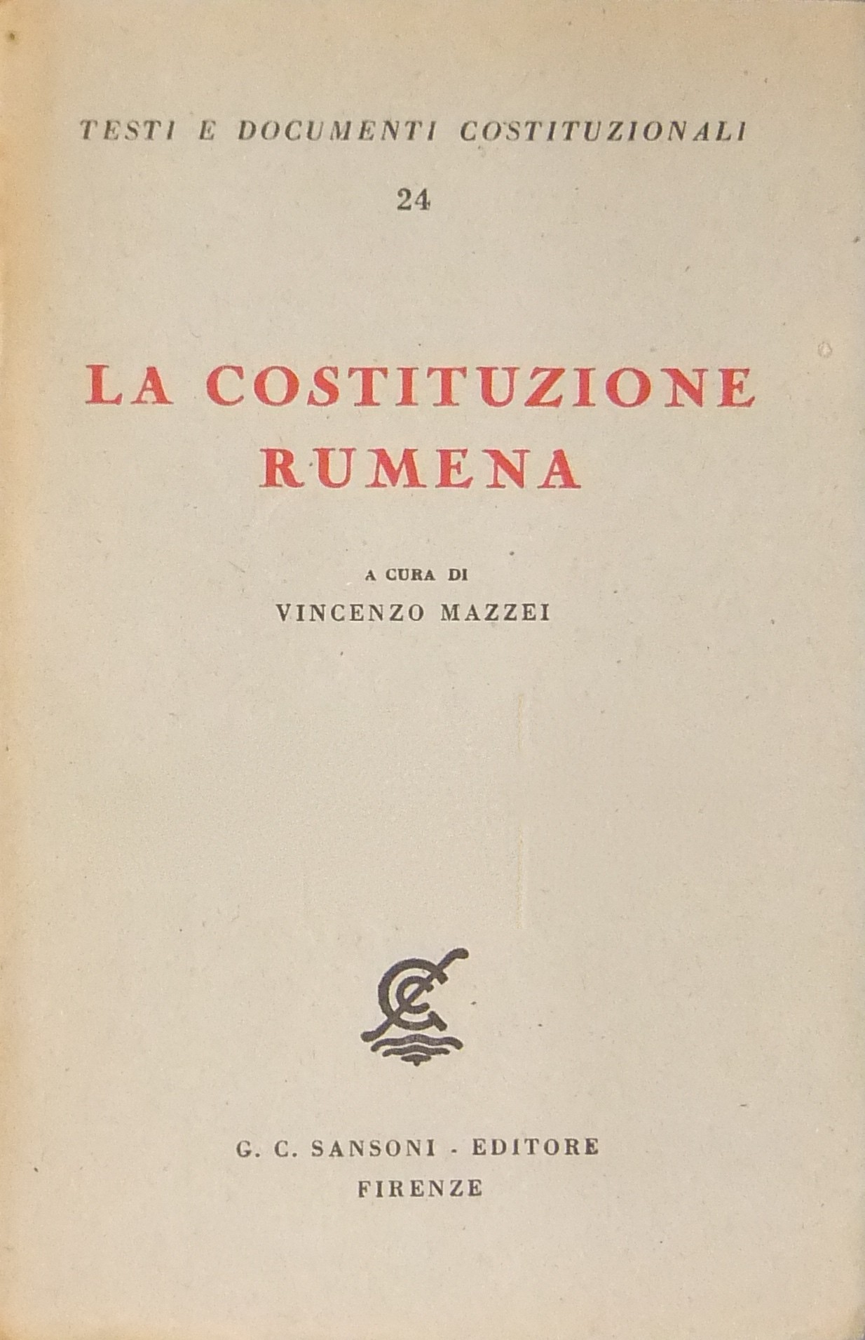 La Costituzione Rumena