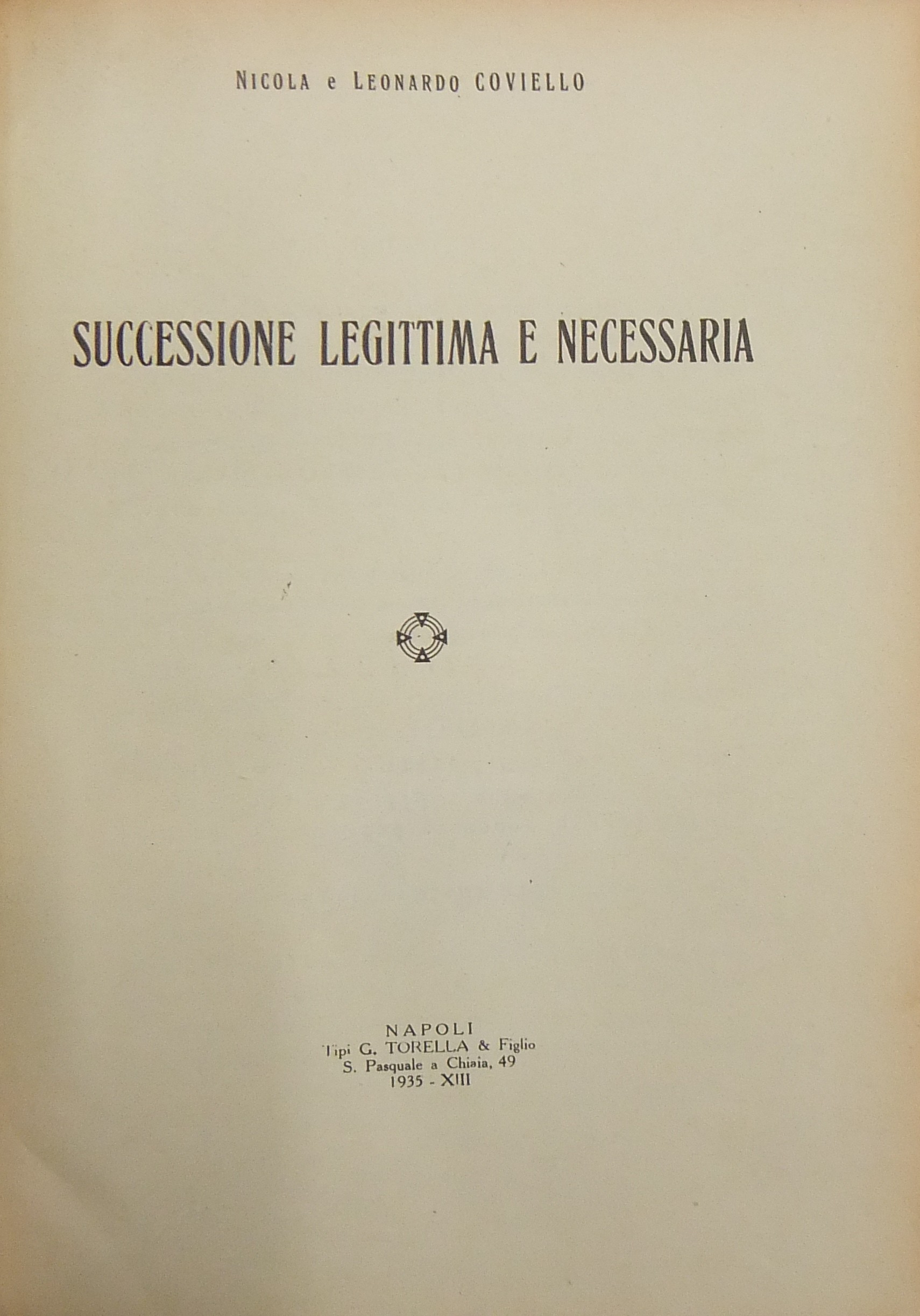 Successione legittima e necessaria