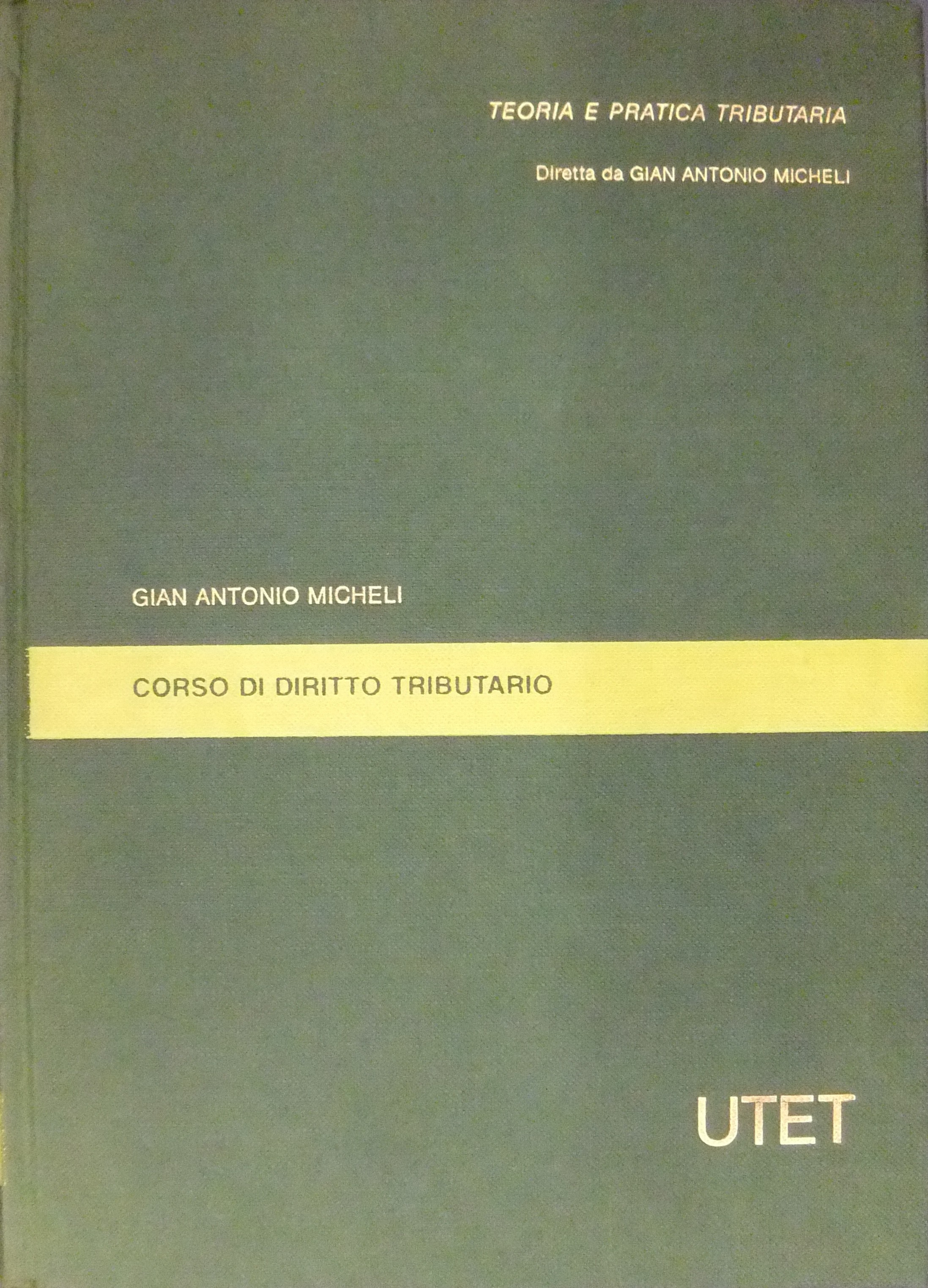 Corso di diritto tributario