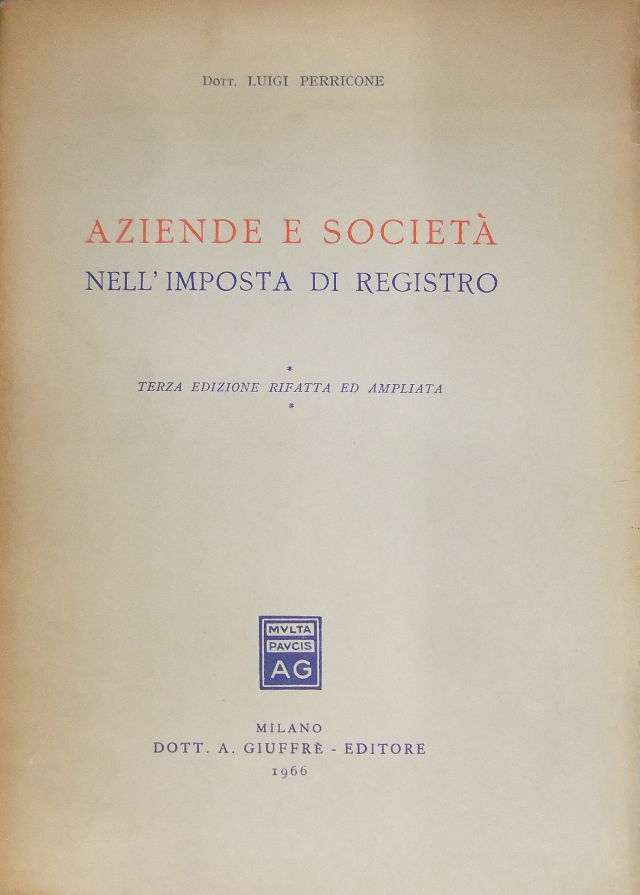 Aziende e società nell'imposta di registro