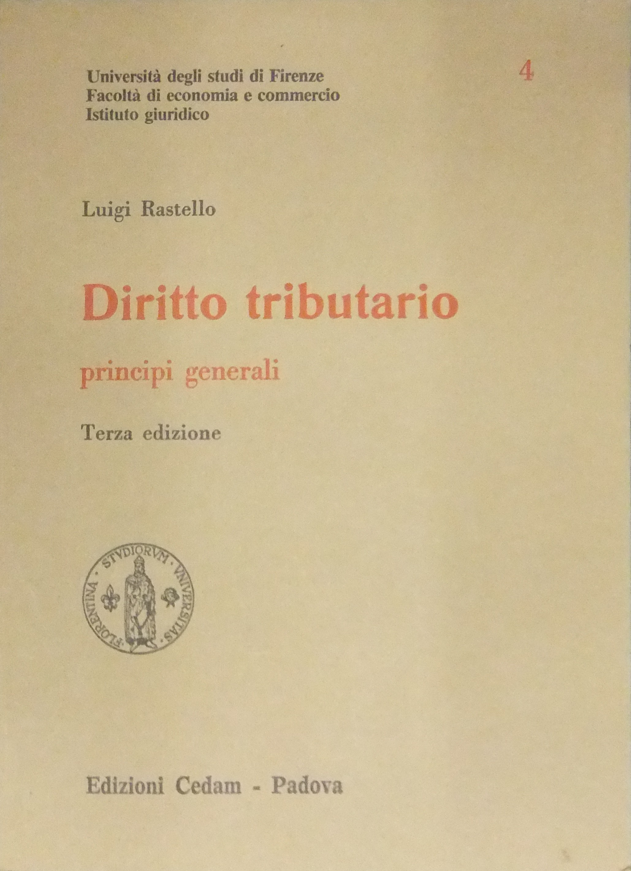 Diritto tributario. Principi generali