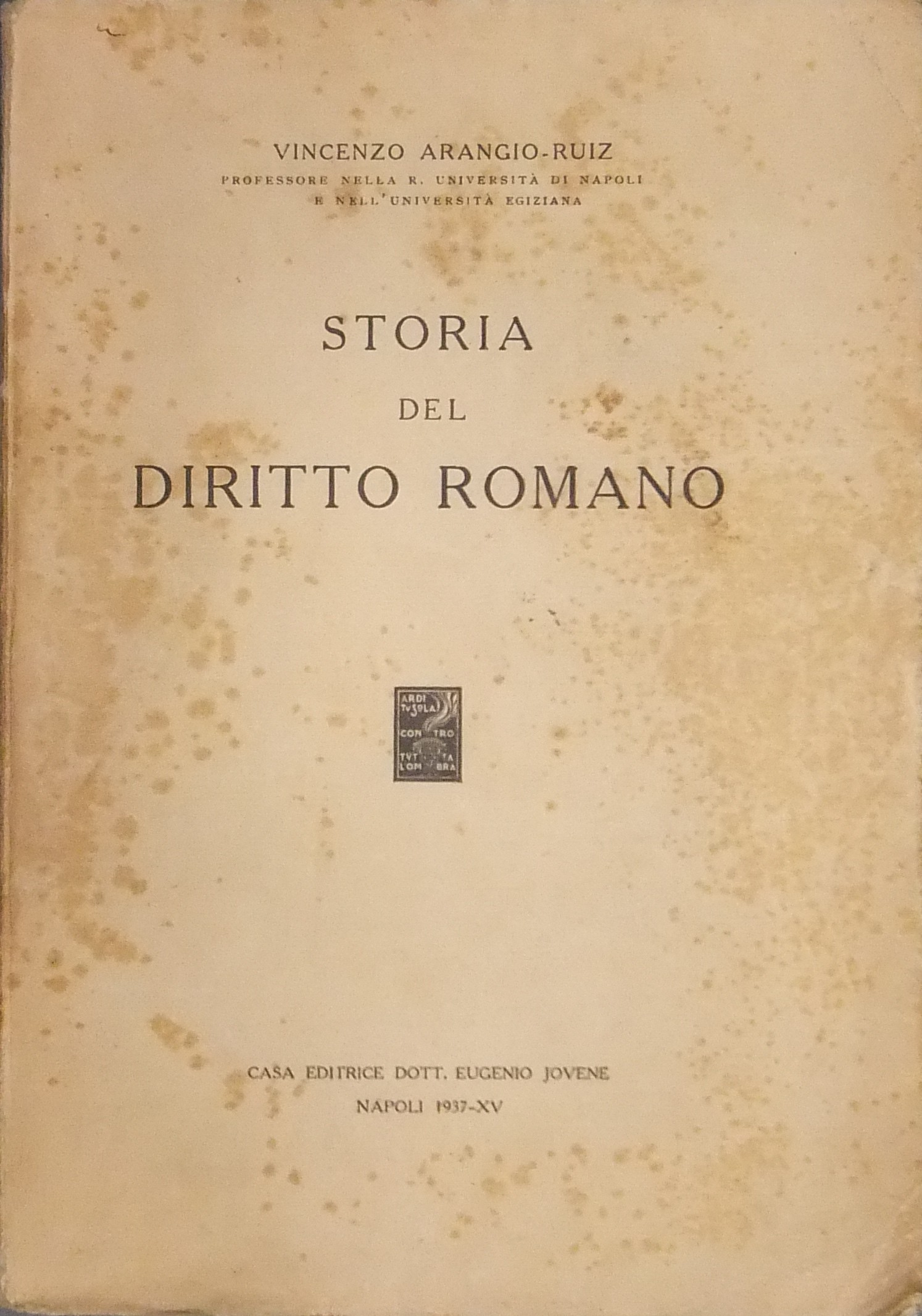 Storia del diritto romano