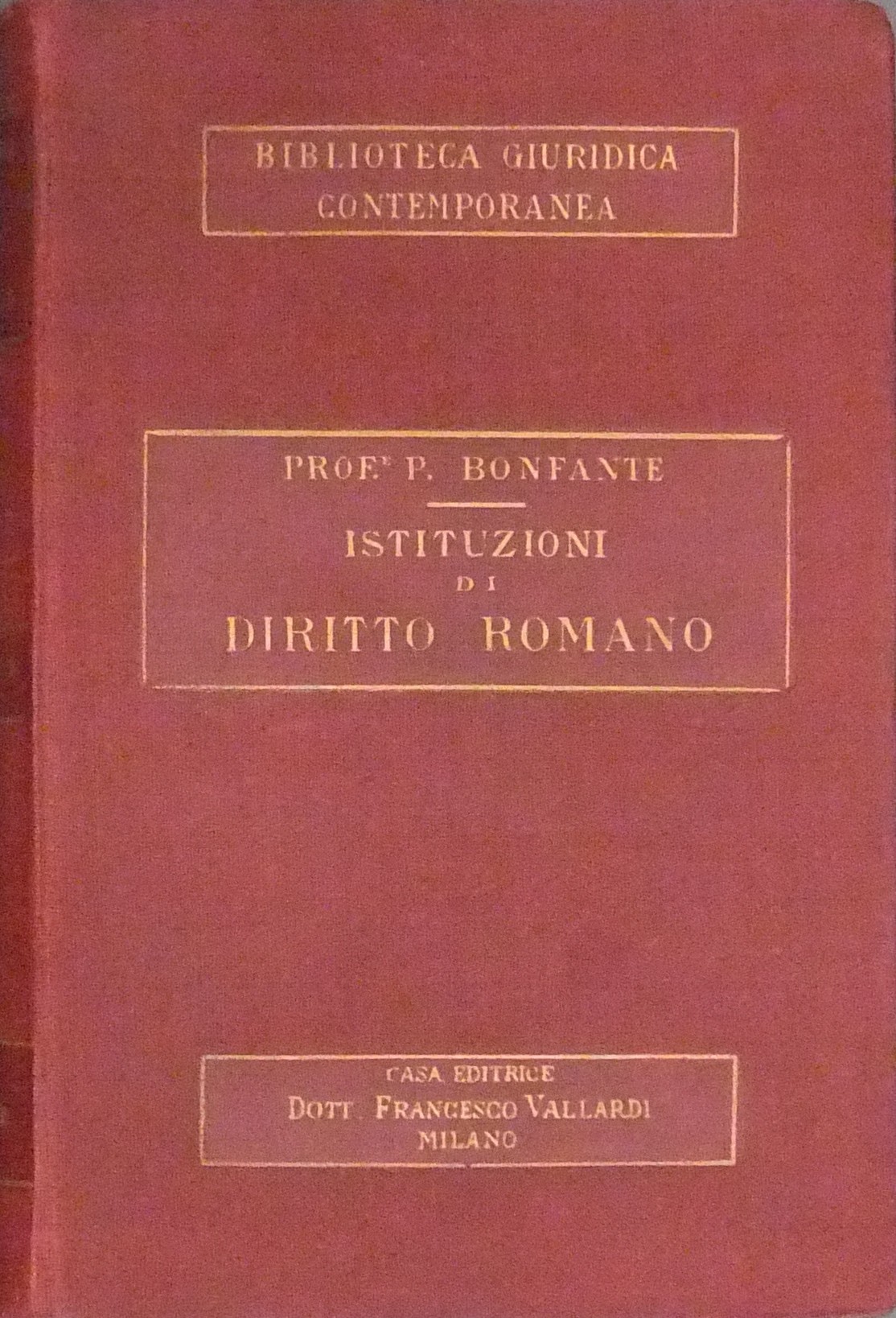 Istituzioni di diritto romano