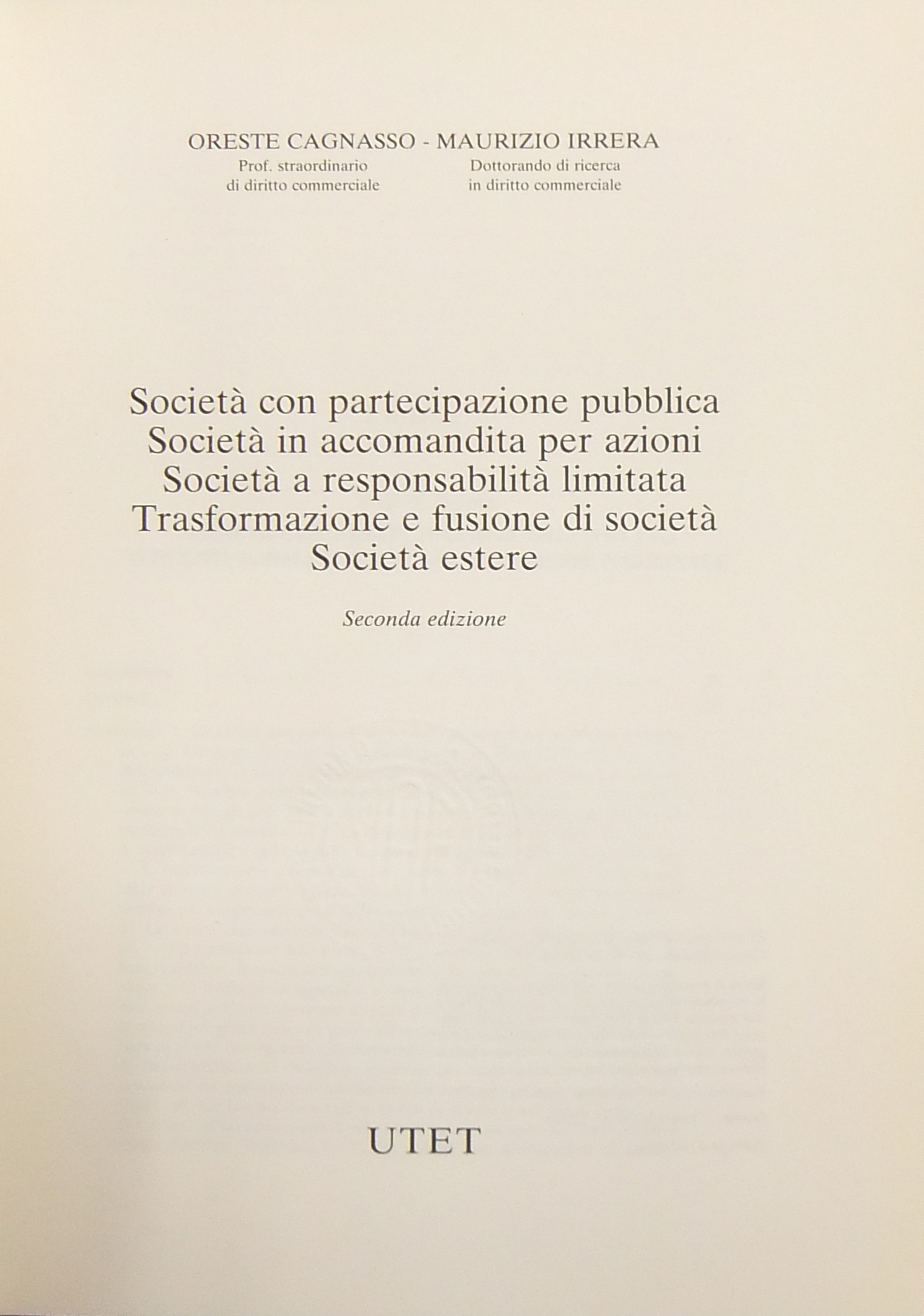Società con partecipazione pubblica.