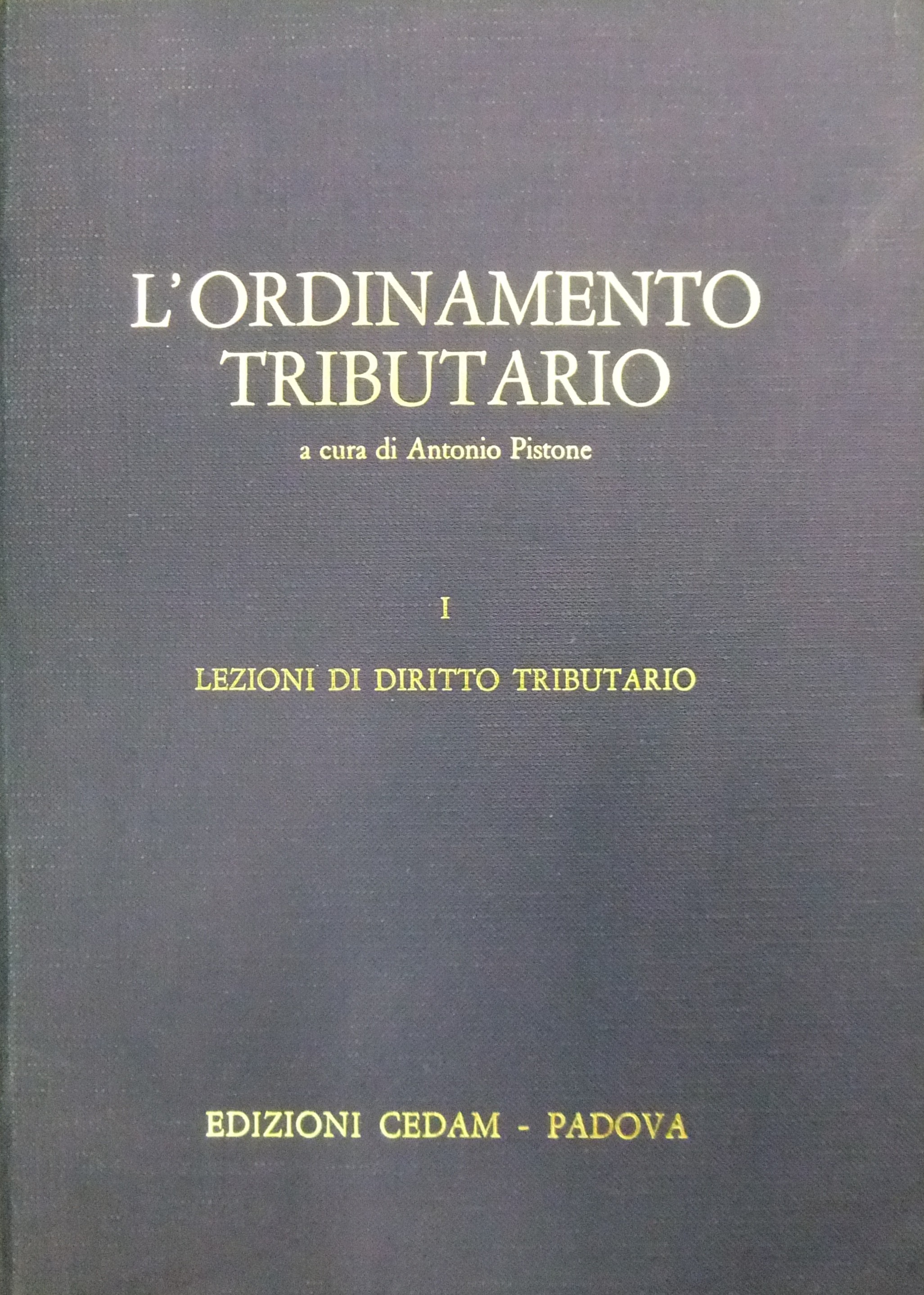 L'ordinamento tributario. 