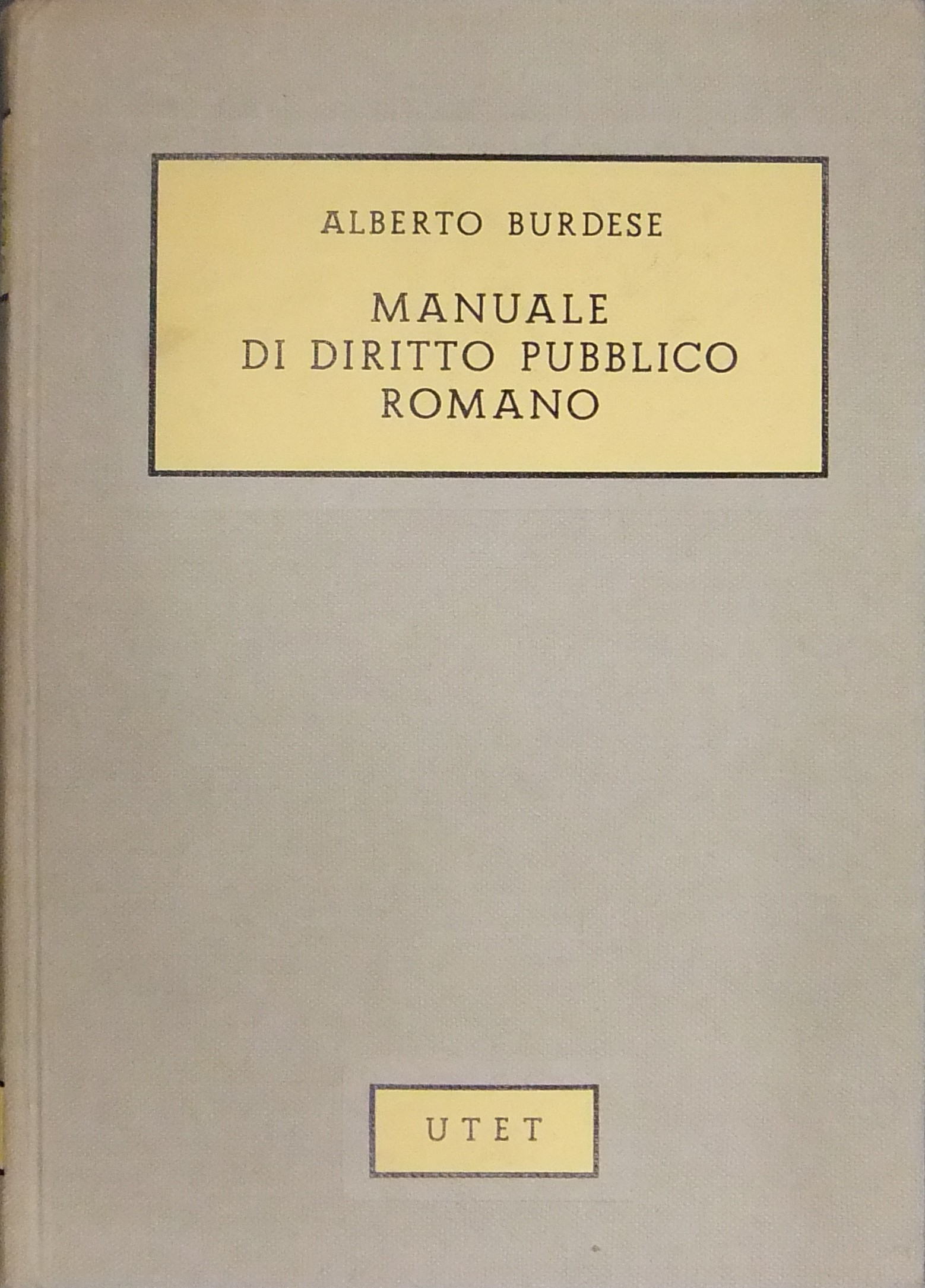 Manuale di diritto pubblico romano