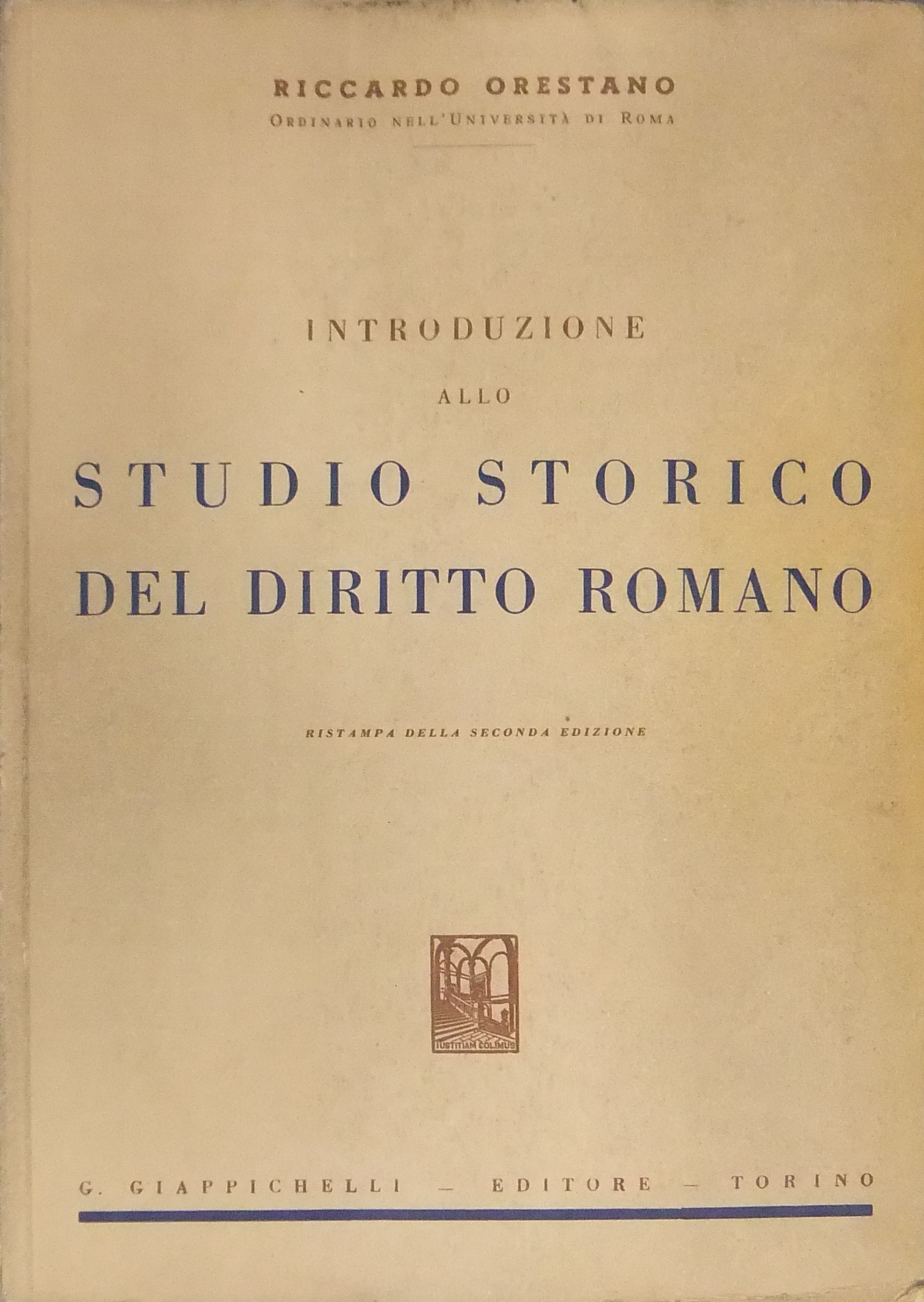 Introduzione allo studio storico del diritto romano