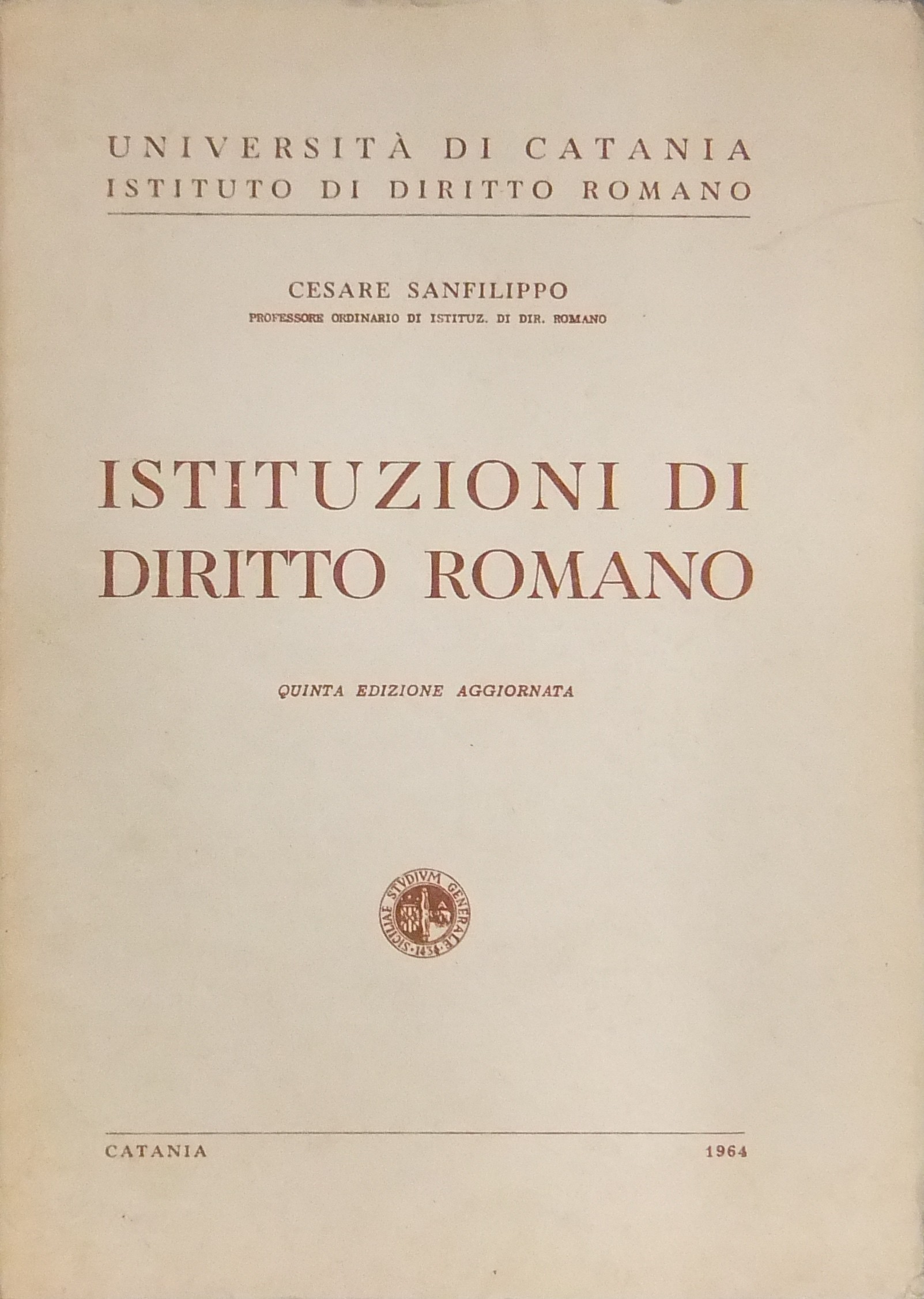 Istituzioni di diritto romano