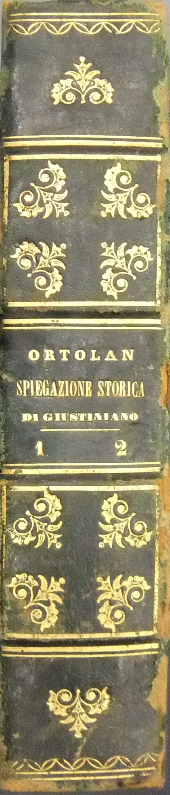 Spiegazione storica delle Instituzioni dell'Imperatore Giustiniano.