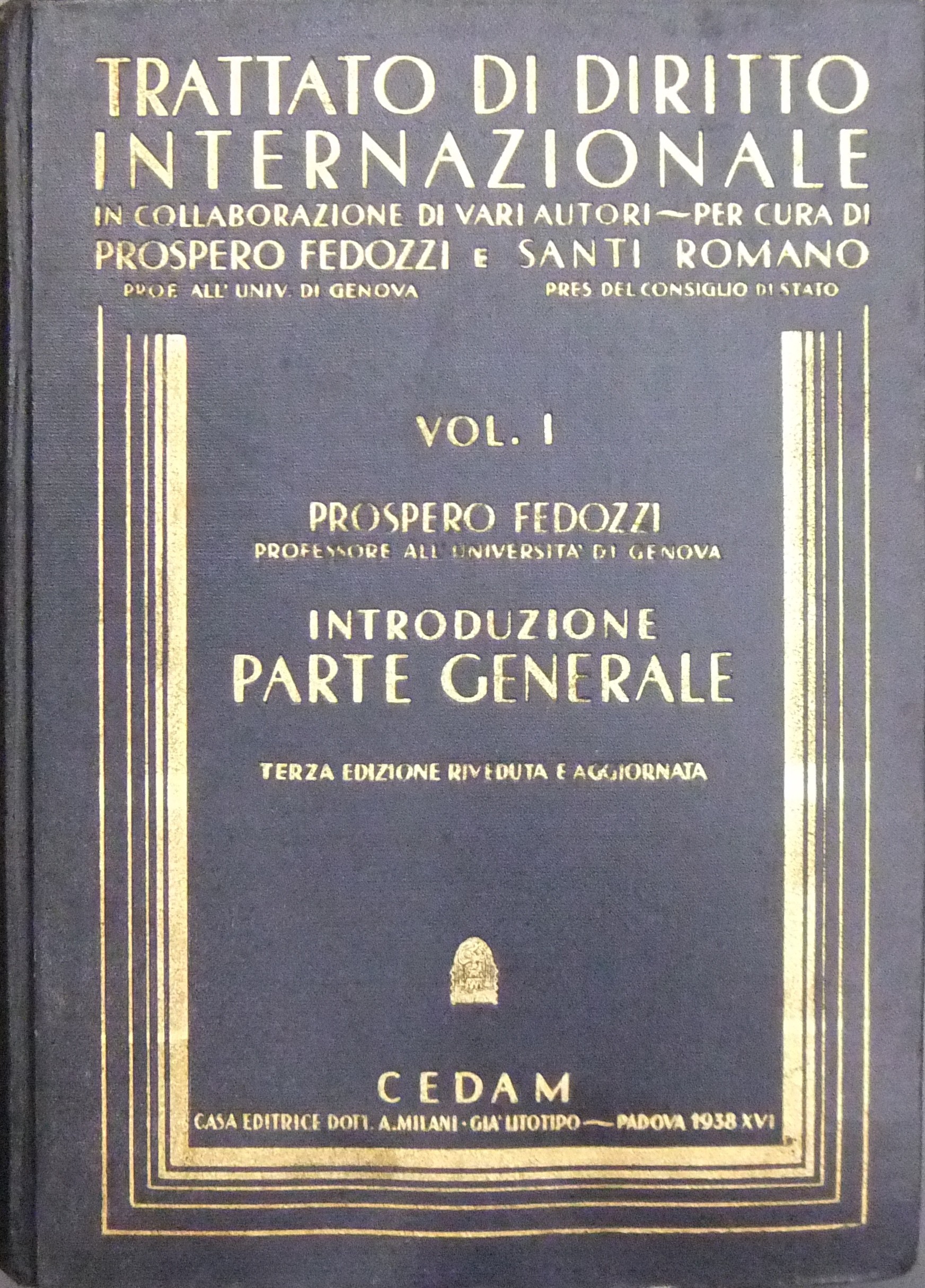 Introduzione al diritto internazionale e Parte generale
