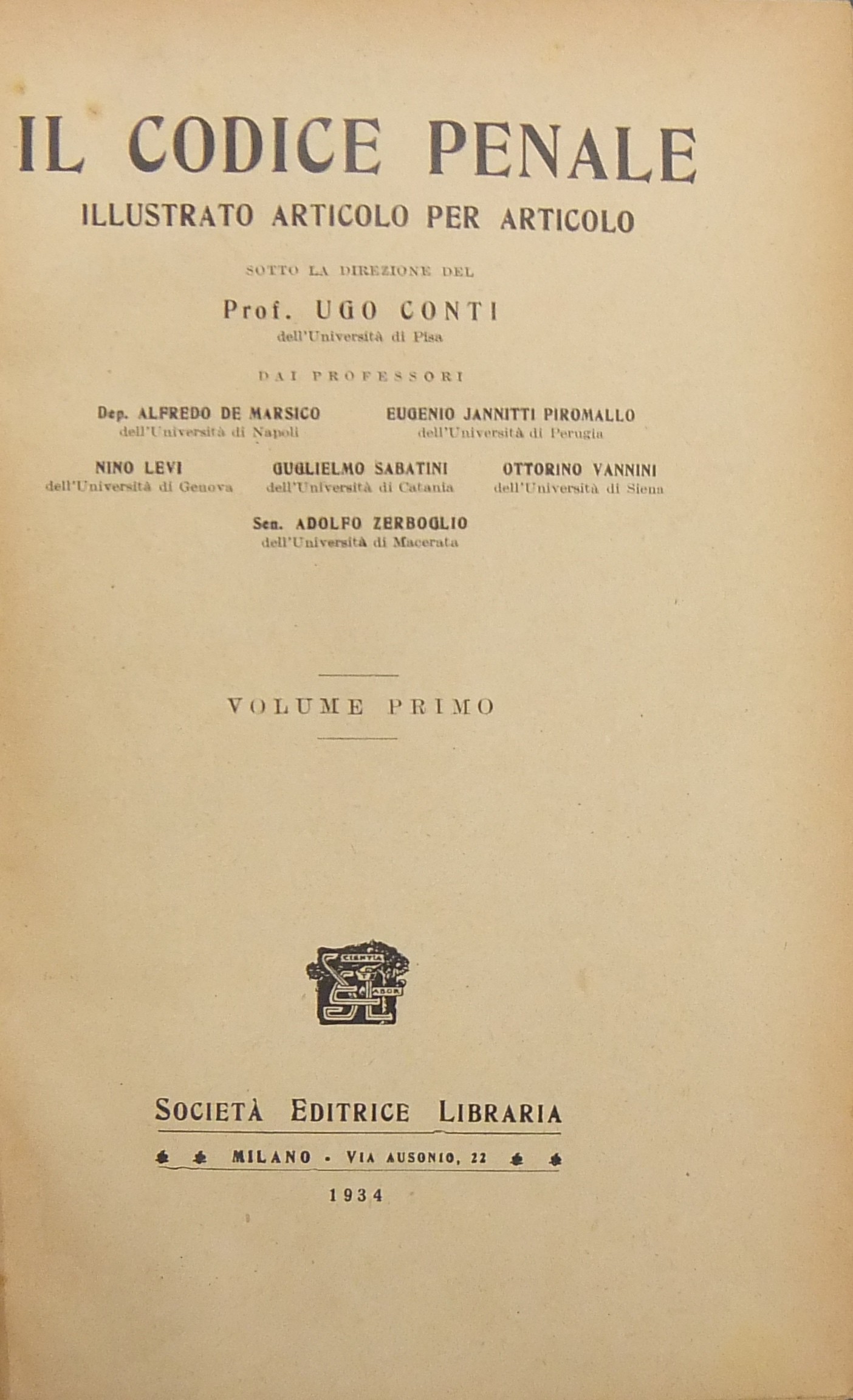 Il Codice penale illustrato articolo per articolo