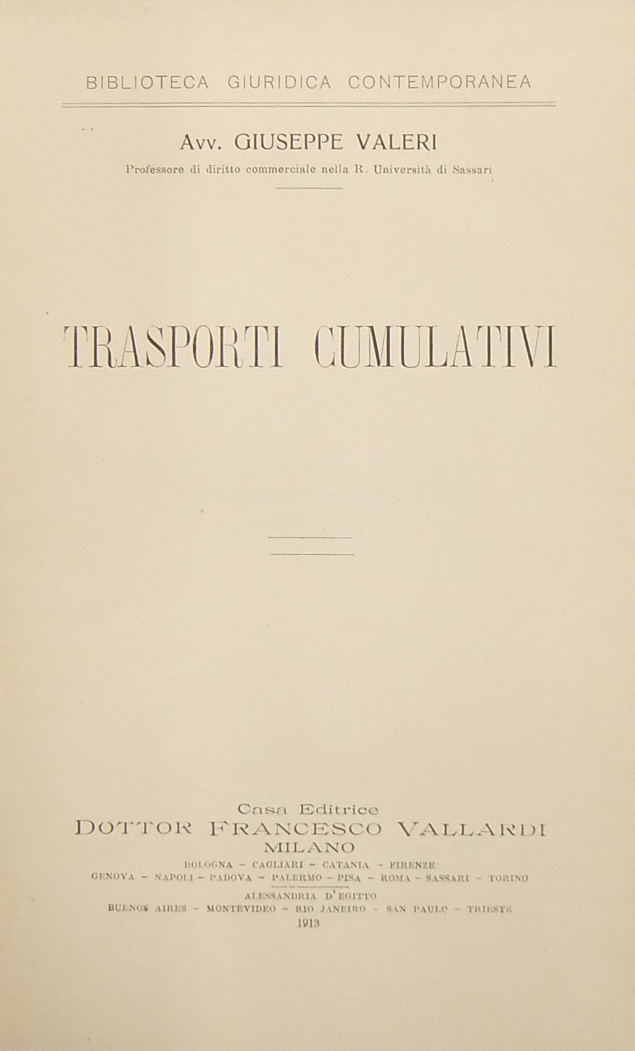 Trasporti cumulativi