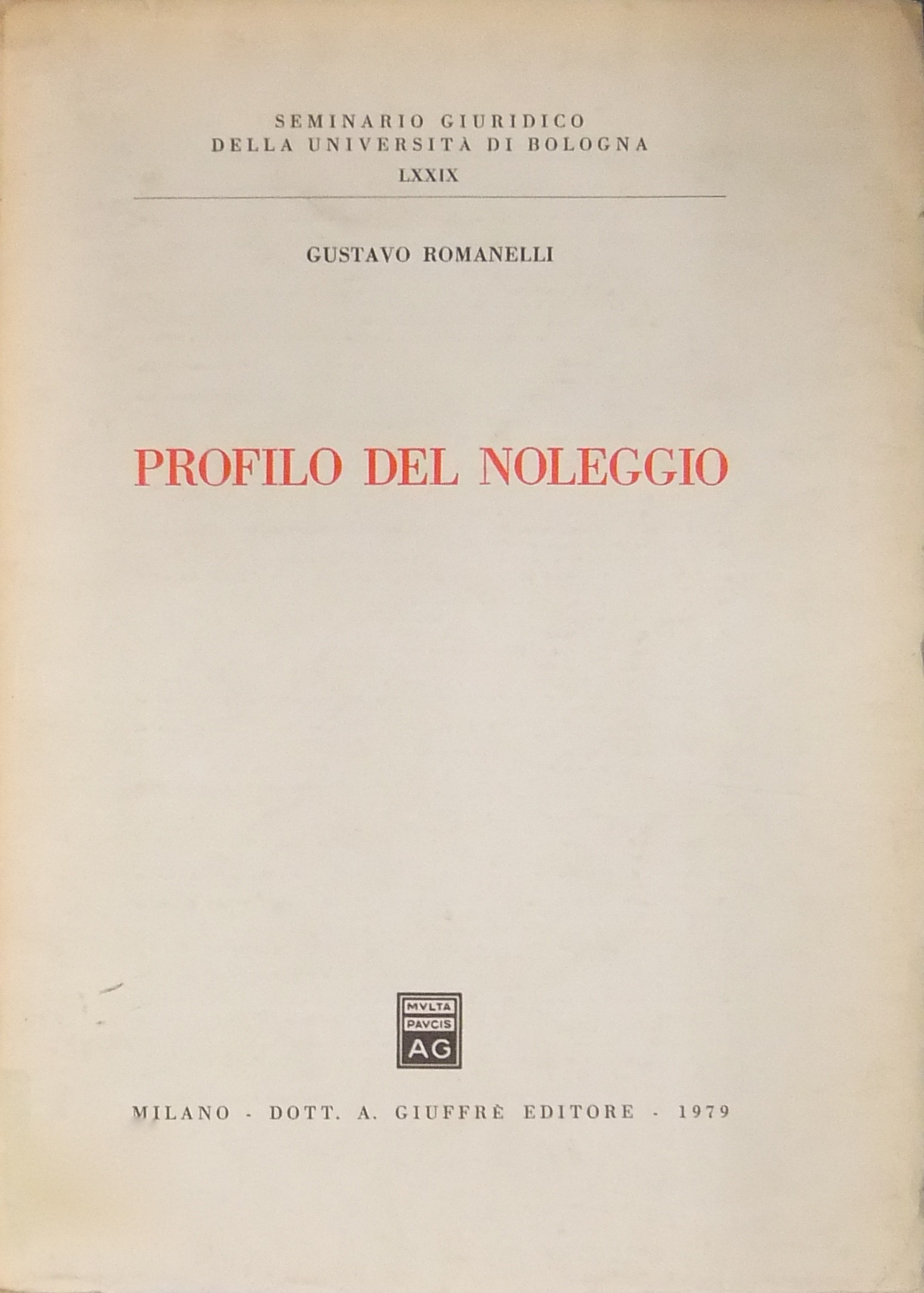 Profilo del noleggio