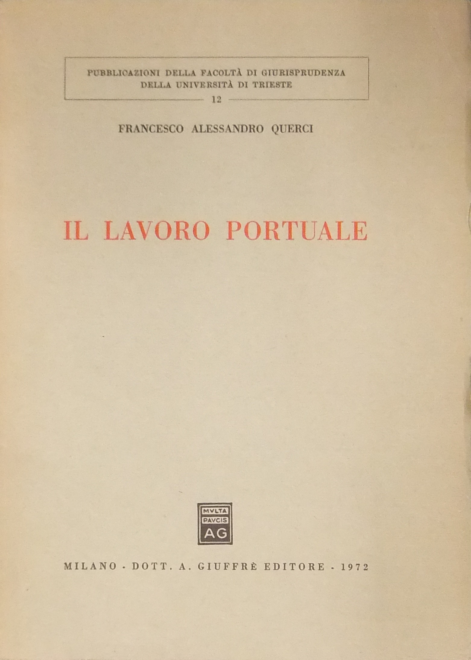 Il lavoro portuale