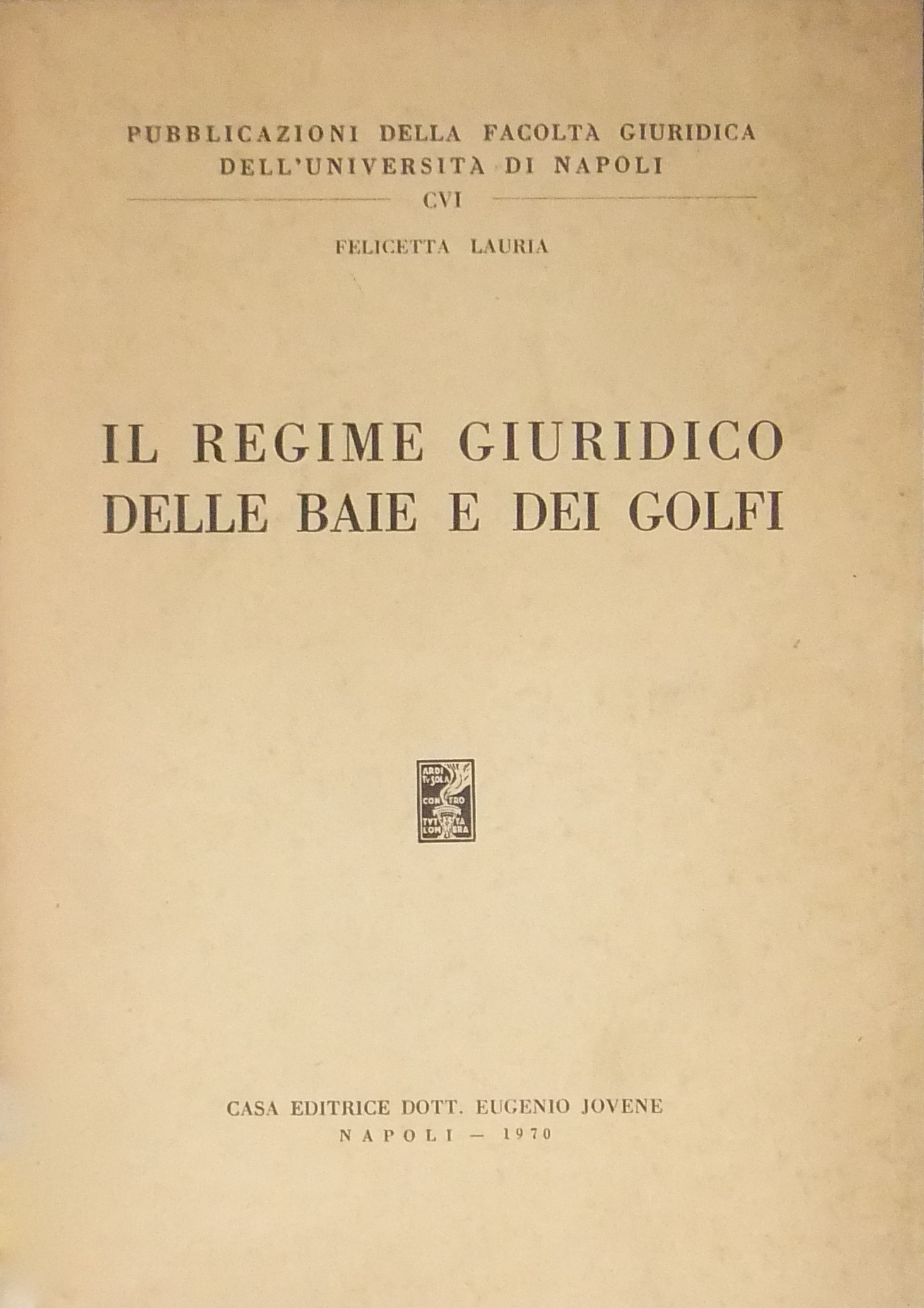 Il regime giuridico delle baie e dei golfi