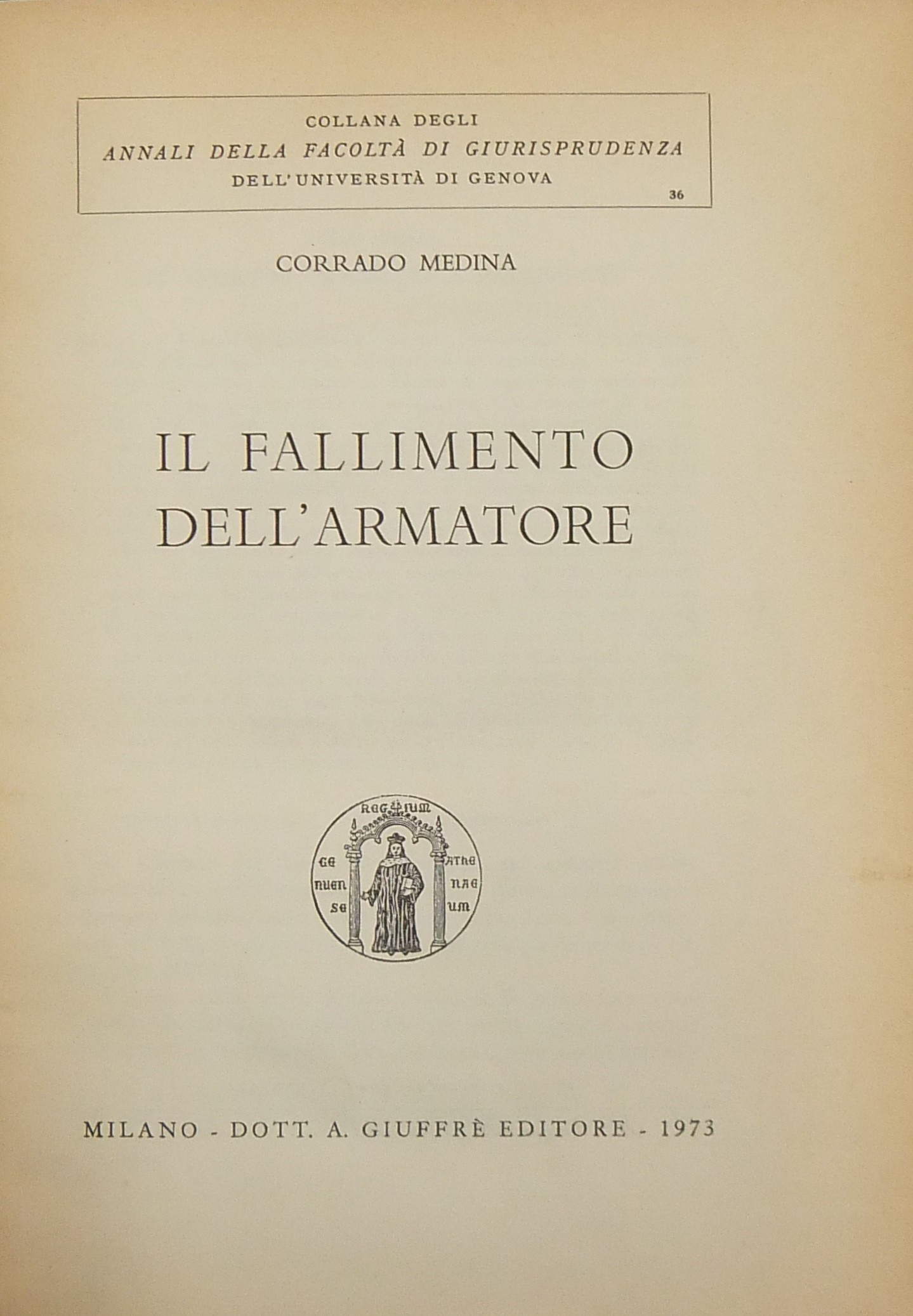 Il fallimento dell'armatore
