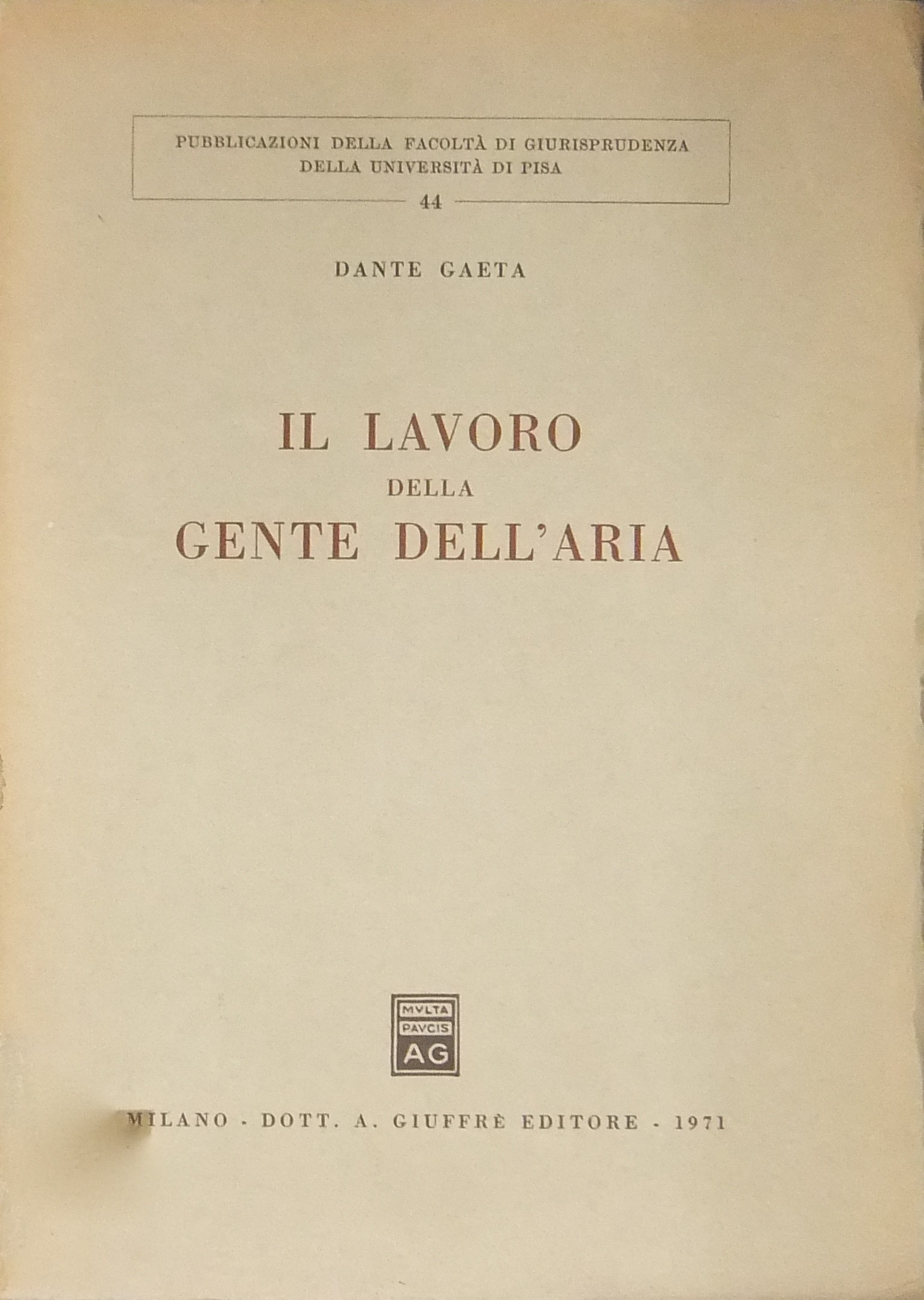 Il lavoro della gente dell'aria