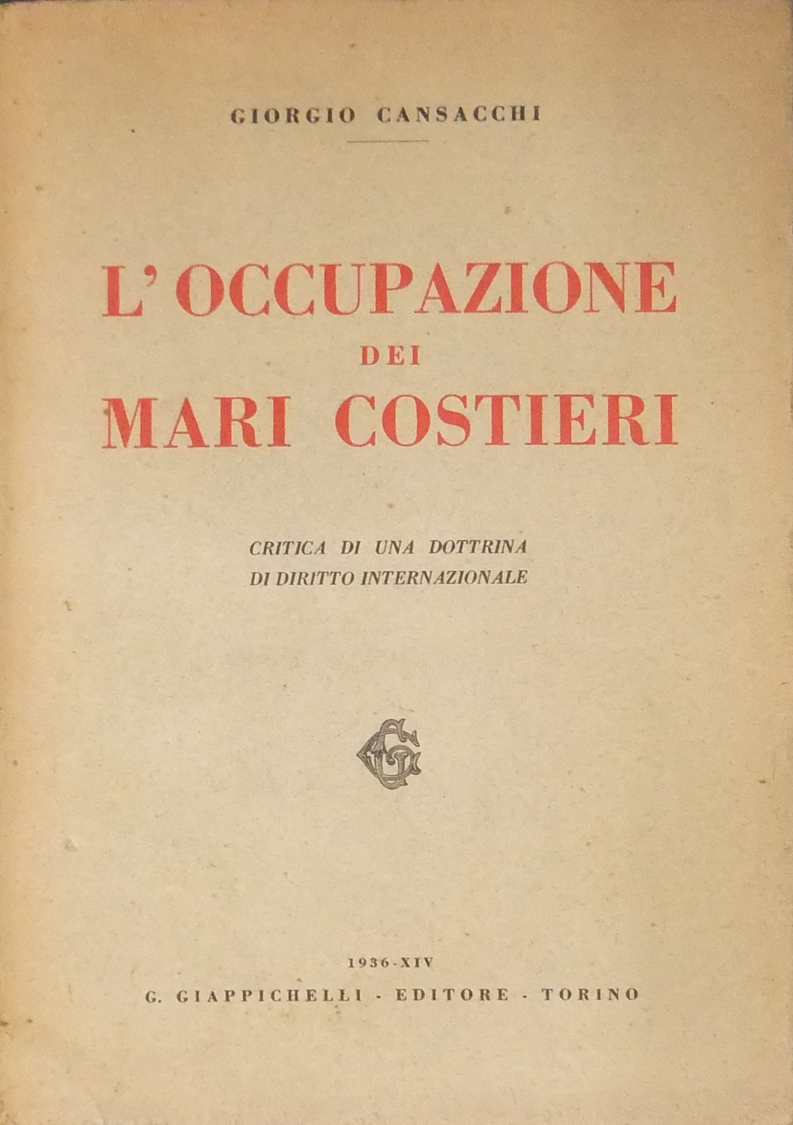 L'occupazione dei mari costieri.