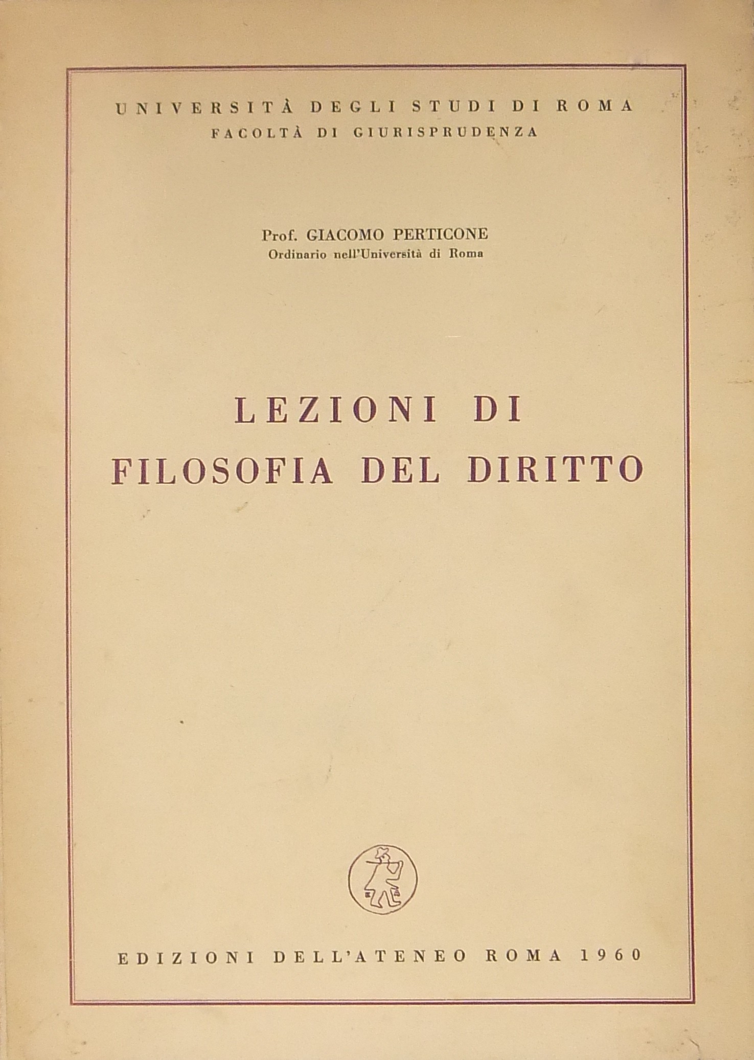 Lezioni di filosofia del diritto