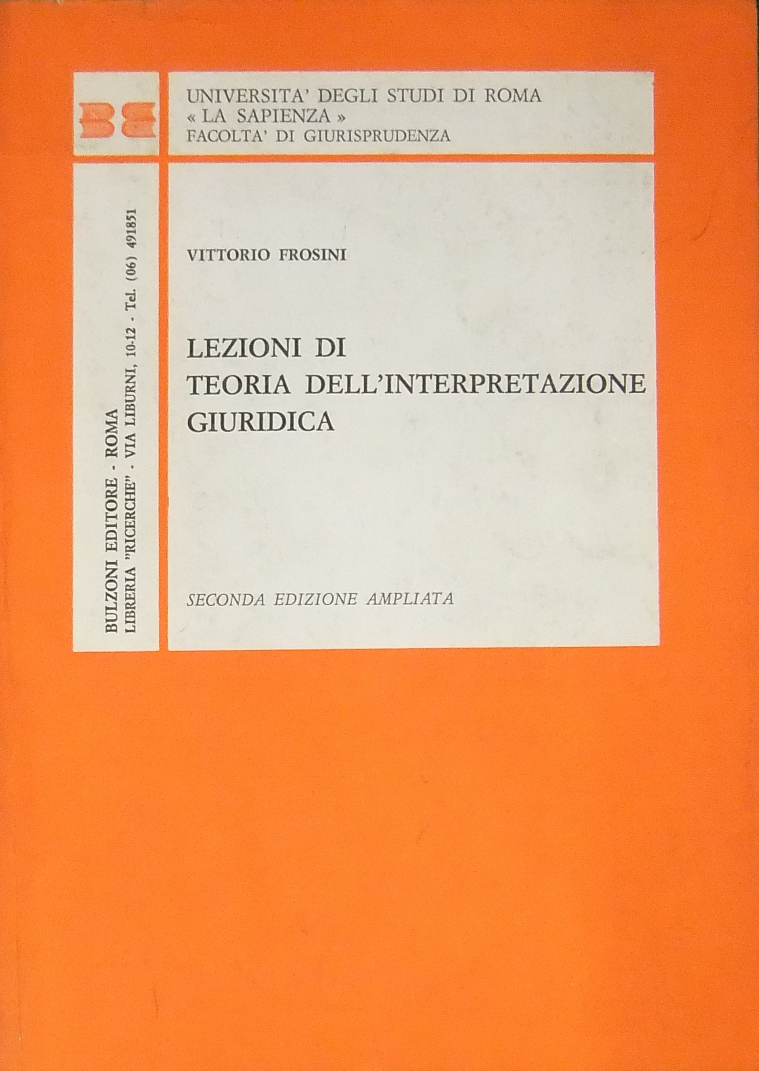 Lezioni di teoria dell'interpretazione giuridica