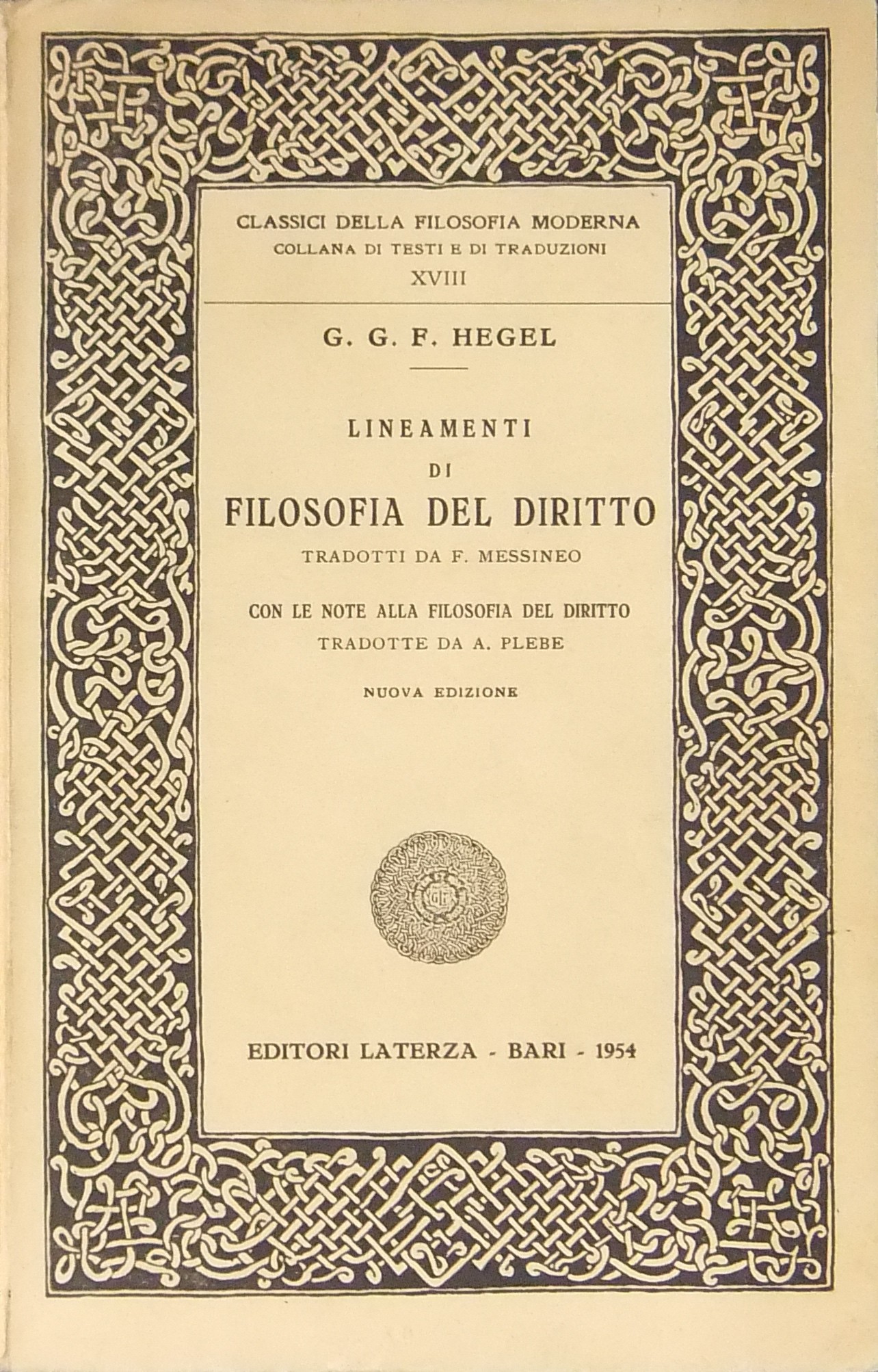 Lineamenti di filosofia del diritto