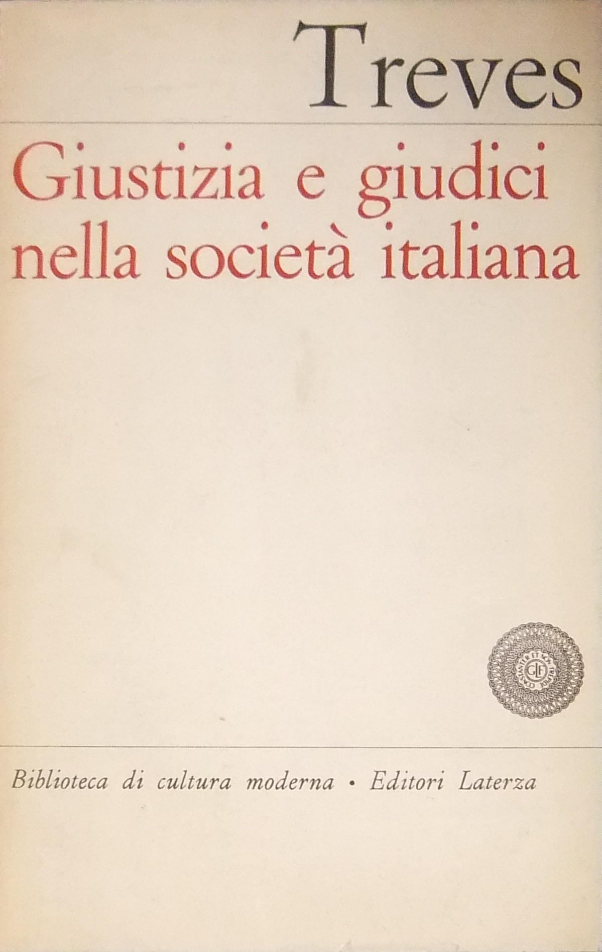 Giustizia e giudici nella società italiana.