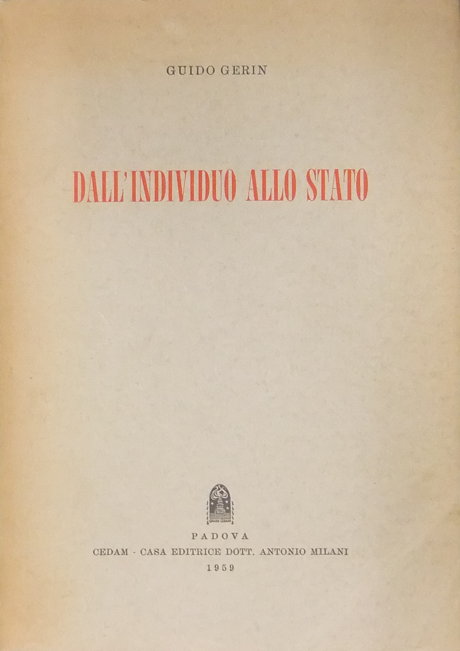 Dall'individuo allo Stato