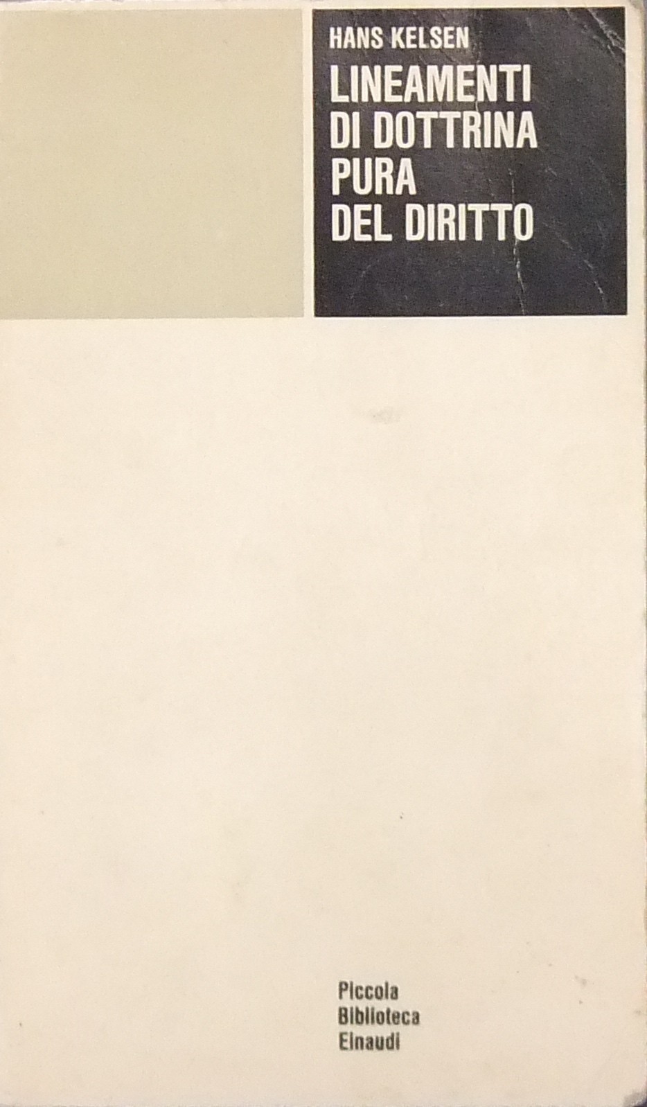 Lineamenti di dottrina pura del diritto