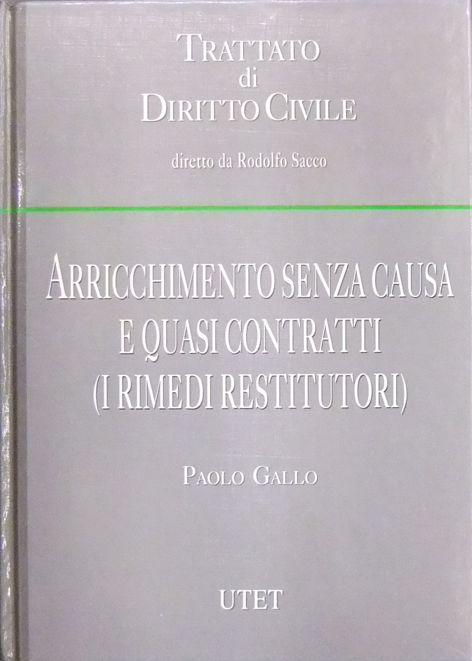 Arricchimento senza causa