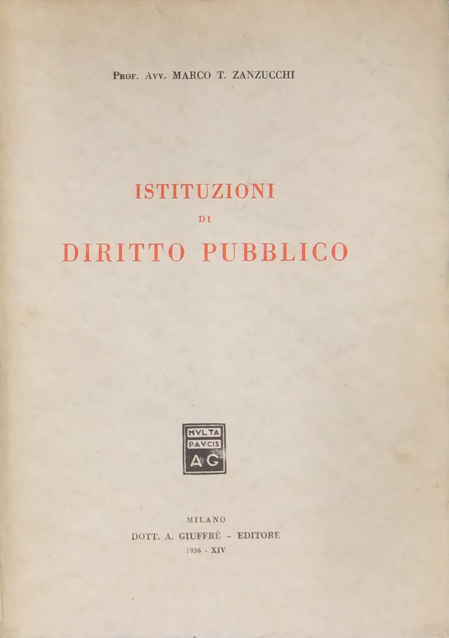 Istituzioni diritto pubblico