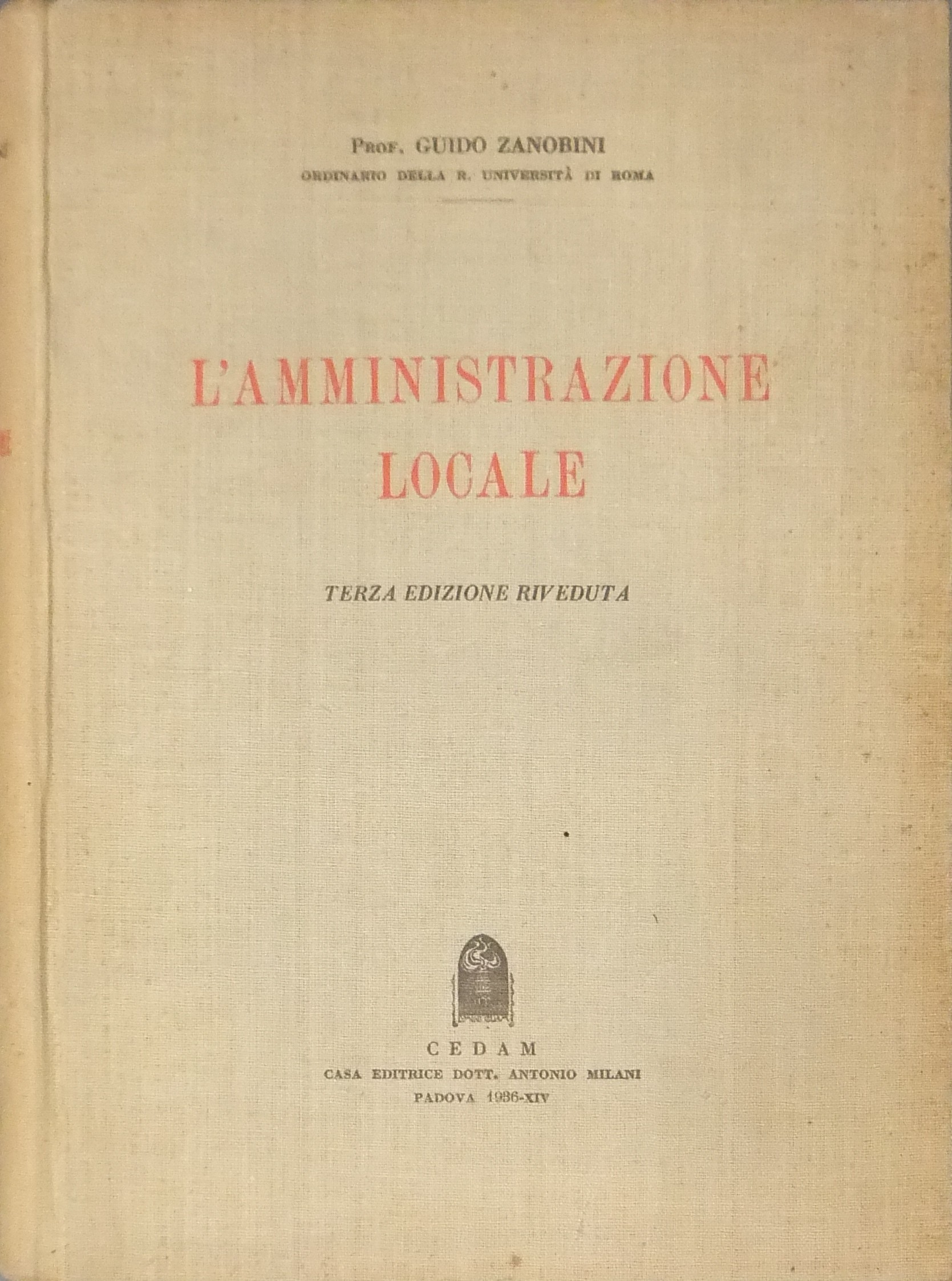 L'amministrazione locale