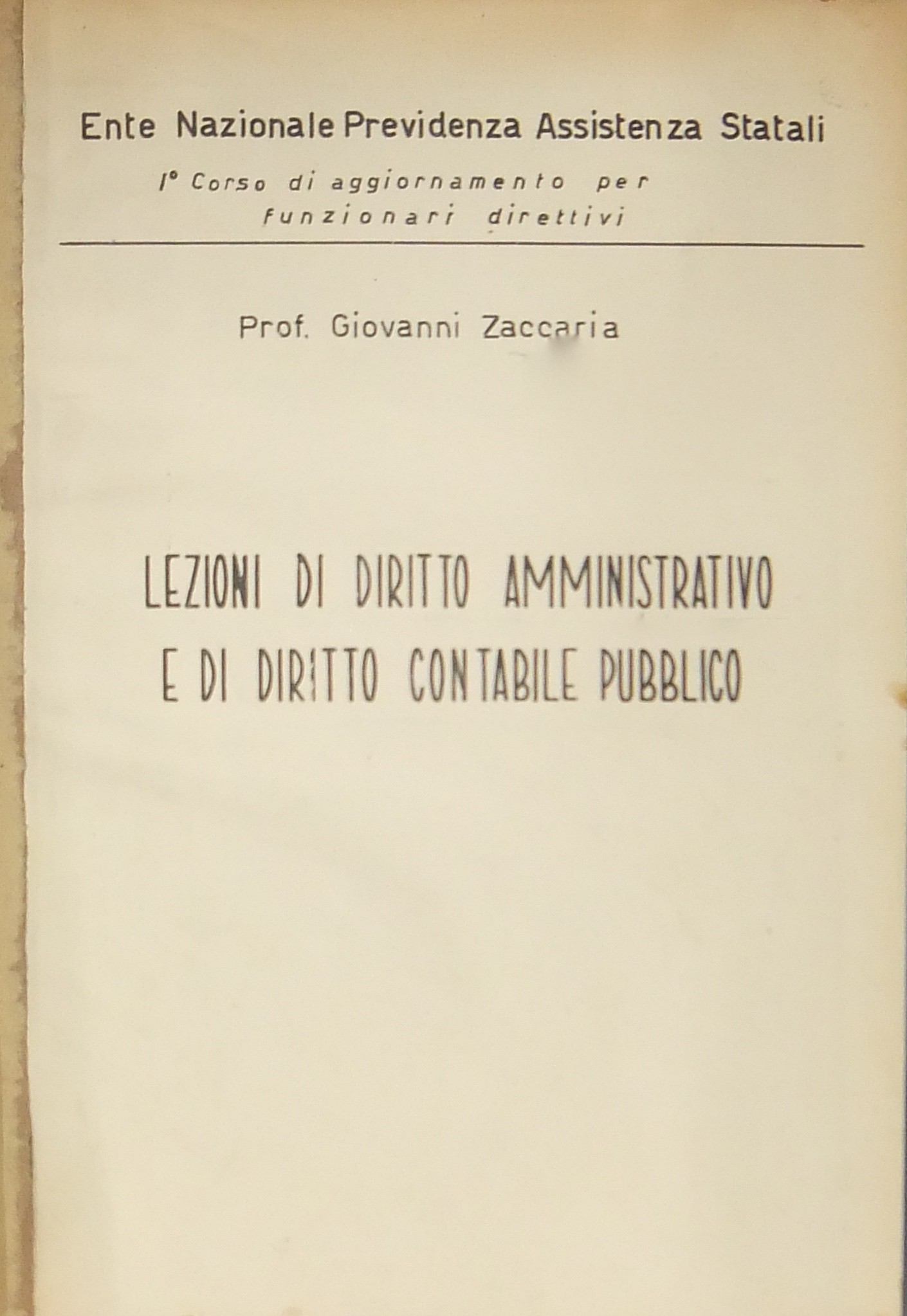 Lezioni di diritto amministrativo