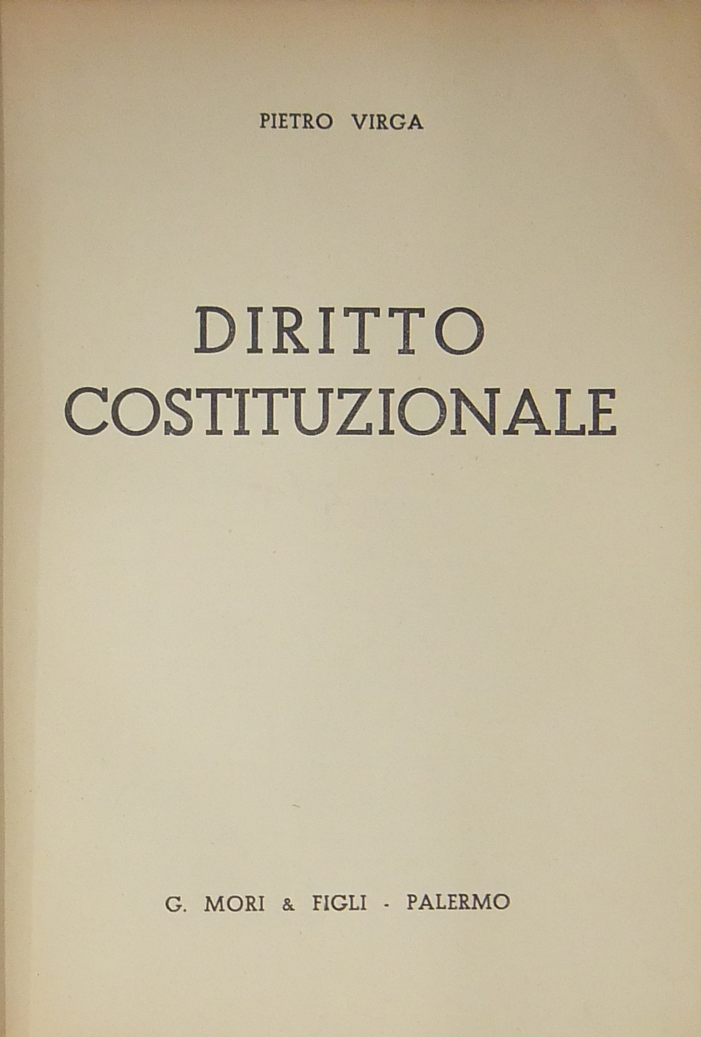 Diritto costituzionale